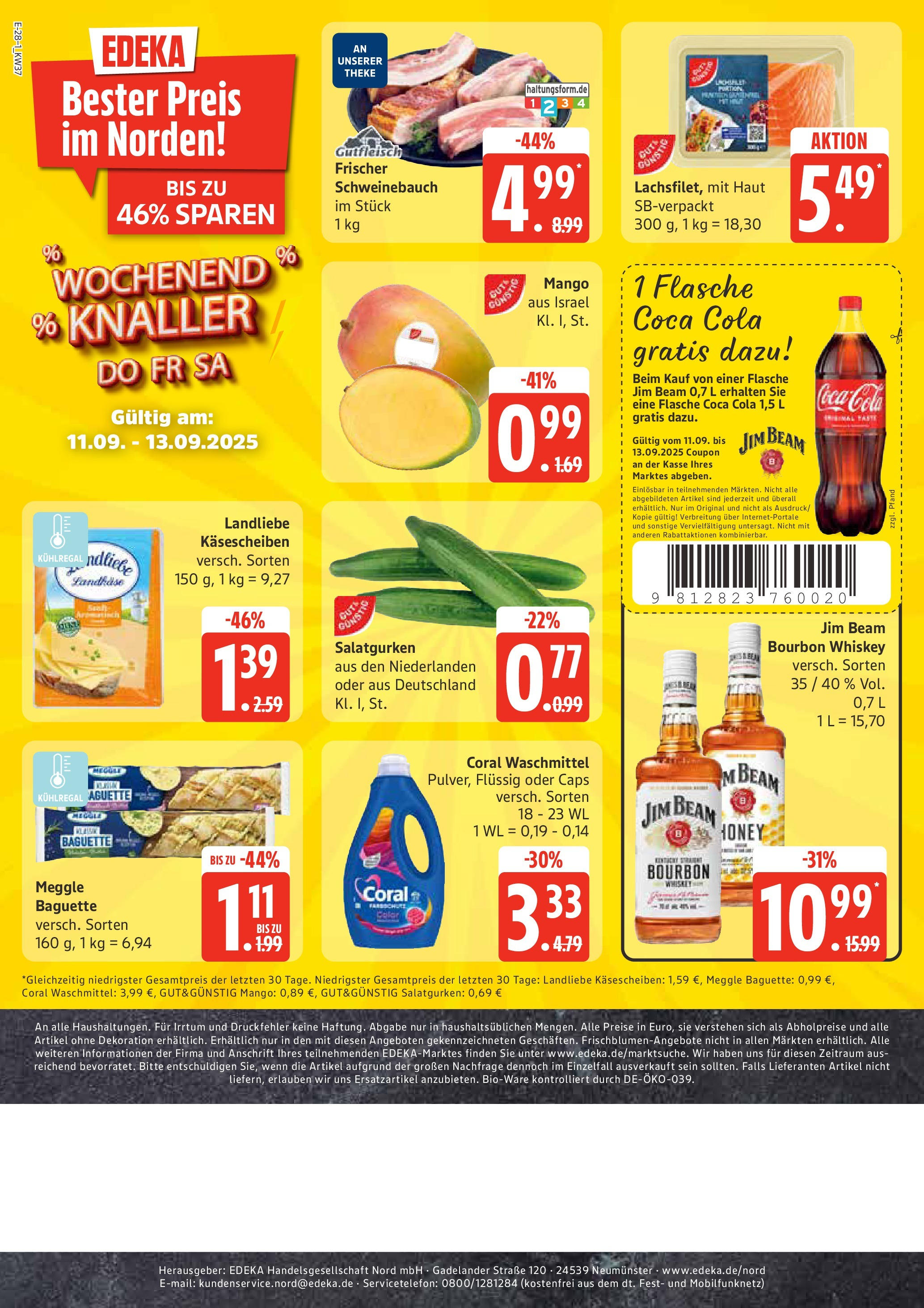 Marktkauf - Marktkauf: Wochenangebote (ab 07.09.2025) » Angebote ab Montag | Seite: 28 | Produkte: Cola, Coral waschmittel, Waschmittel, Mango Marktkauf - Marktkauf: Wochenangebote (ab 07.09.2025) » Angebote online | Seite: 28 | Produkte: Cola, Coral waschmittel, Waschmittel, Mango