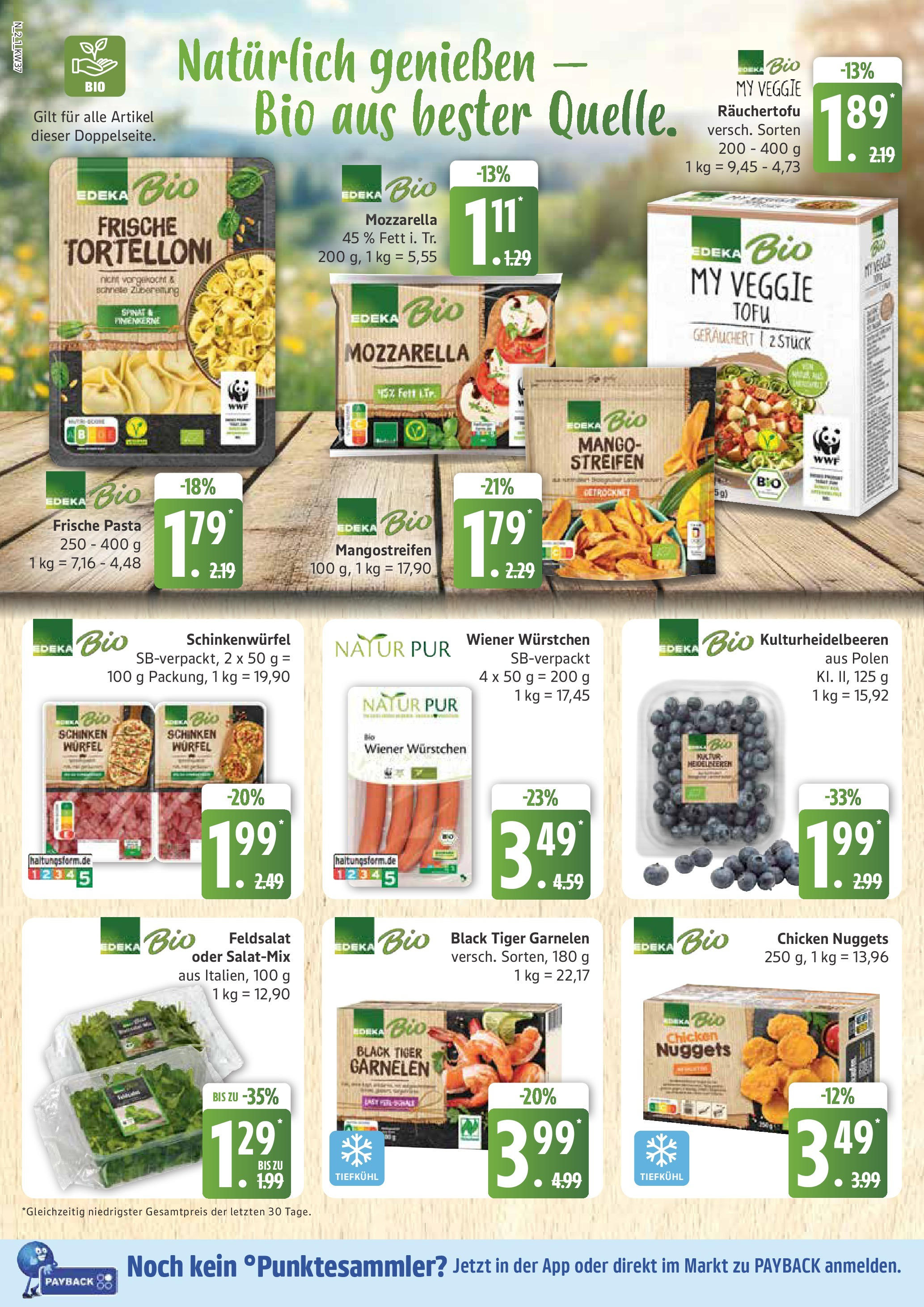 Marktkauf - Marktkauf: Wochenangebote (ab 07.09.2025) » Angebote online | Seite: 2 | Produkte: Heidelbeeren, Mango, Pasta, Schinken