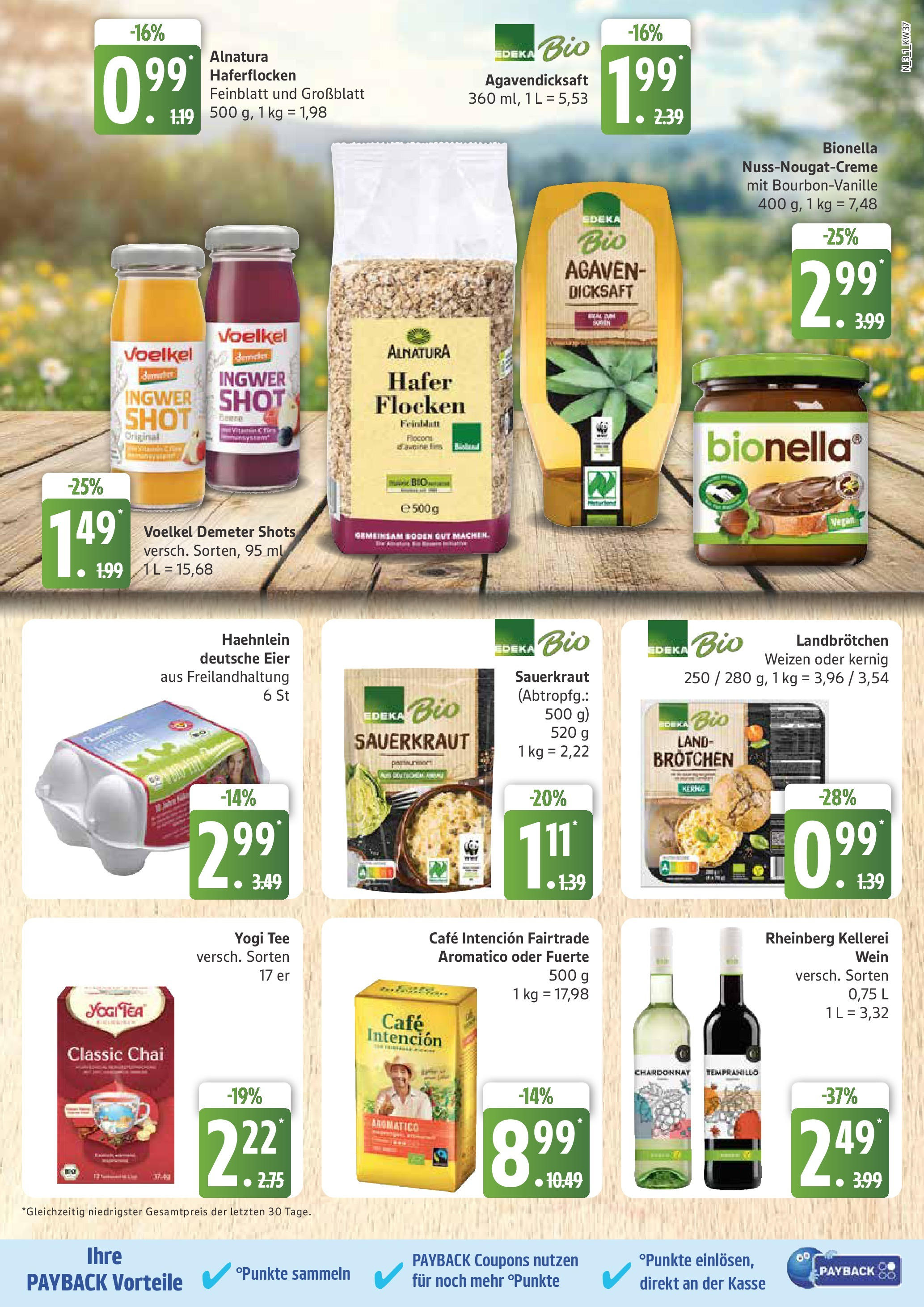 Marktkauf - Marktkauf: Wochenangebote (ab 07.09.2025) » Angebote online | Seite: 3 | Produkte: Eier, Wein, Tee, Flocken