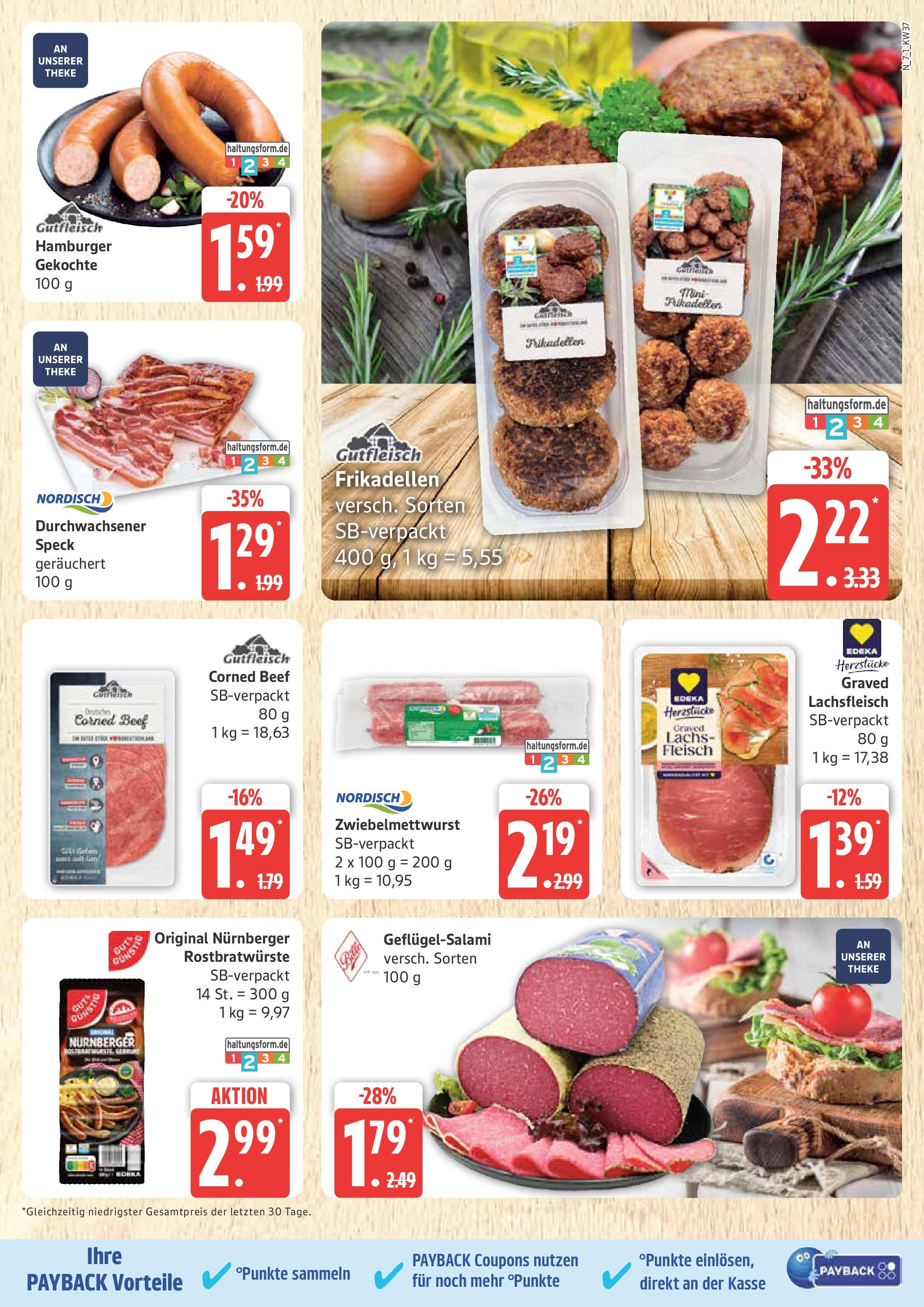 Marktkauf - Marktkauf: Wochenangebote (ab 07.09.2025) » Angebote online | Seite: 7 | Produkte: Theke, Lachs, Fleisch