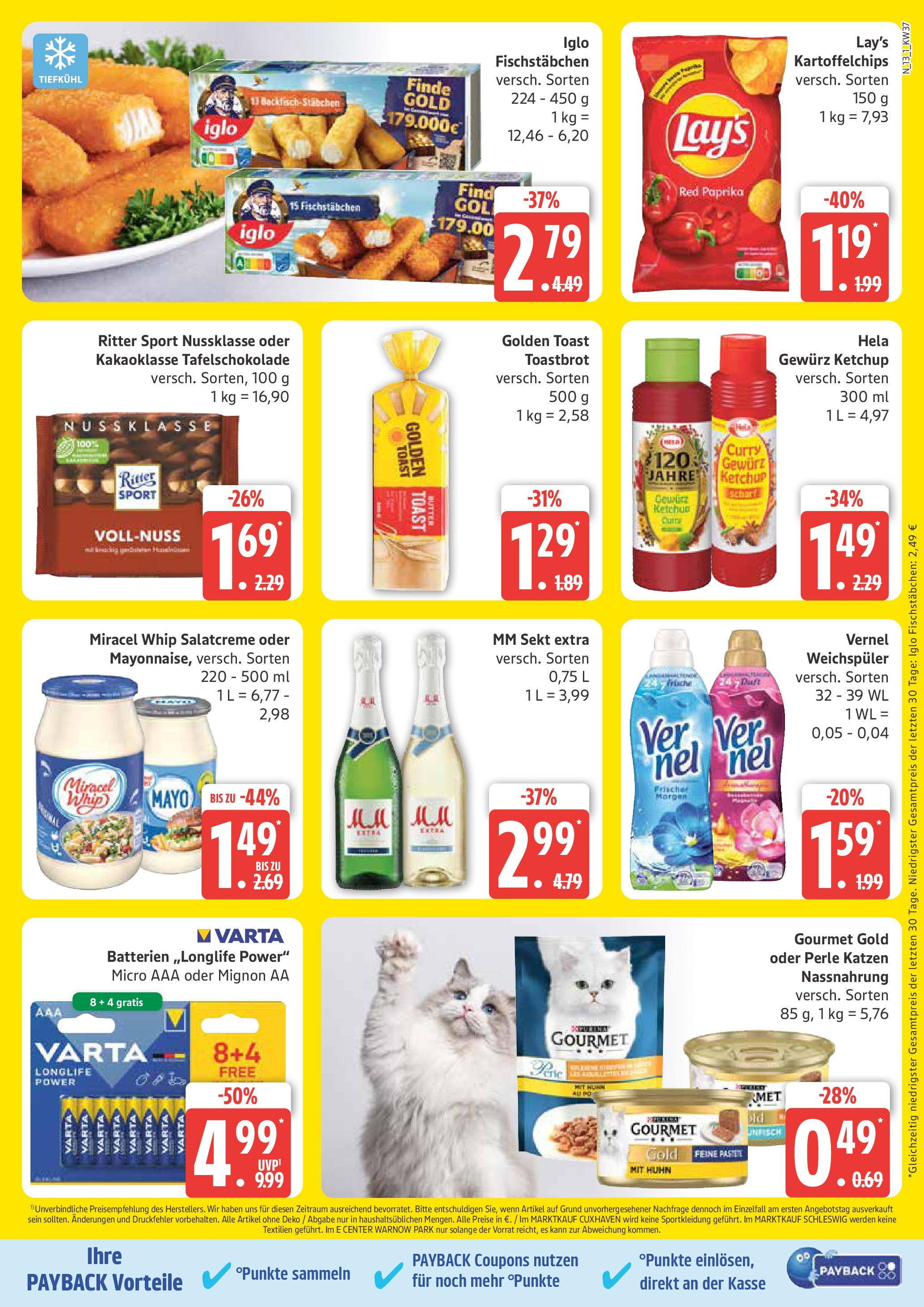 Marktkauf - Marktkauf: Wochenangebote (ab 07.09.2025) » Angebote online | Seite: 13 | Produkte: Butter, Ritter sport, Miracel whip, Paprika