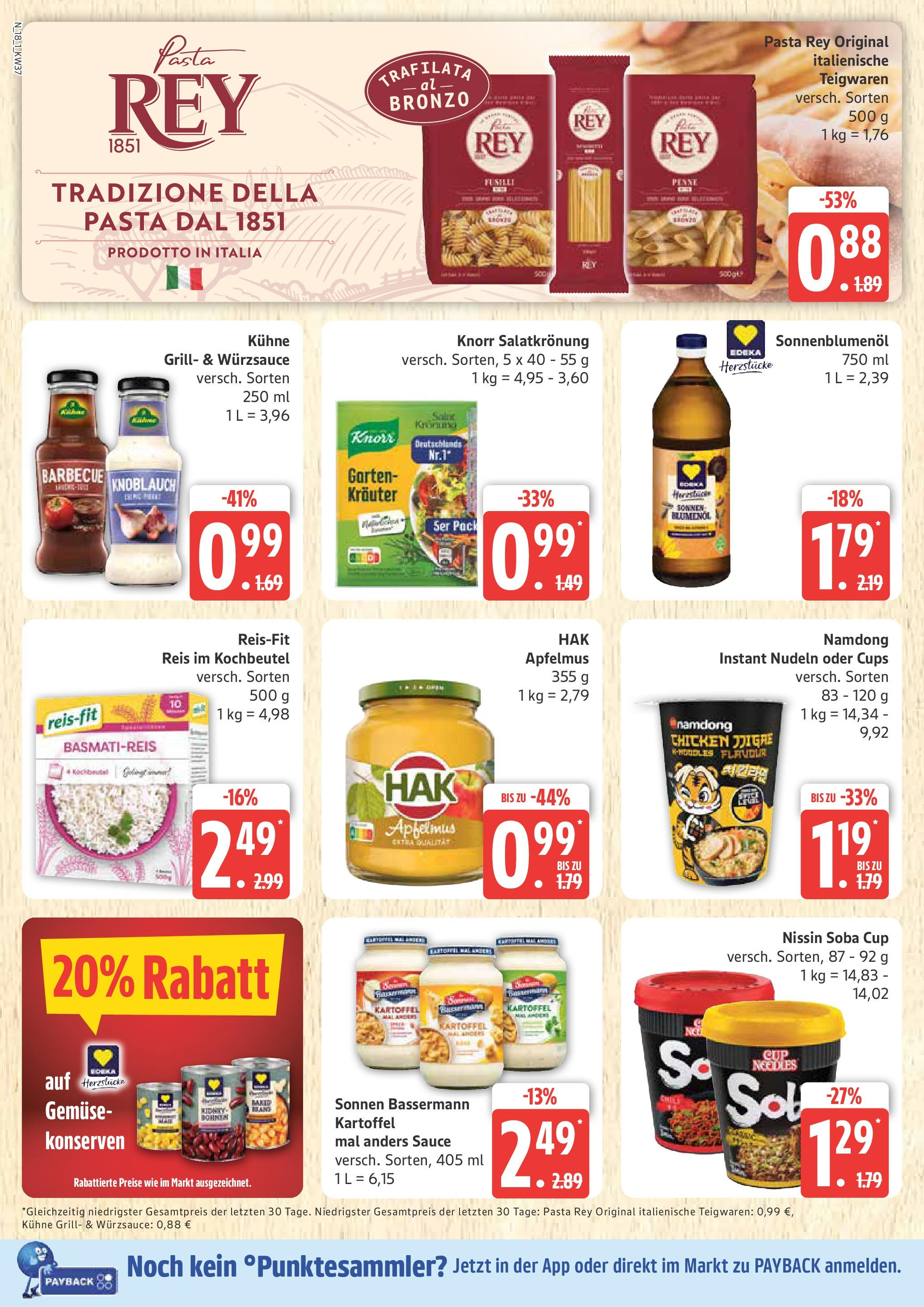Marktkauf - Marktkauf: Wochenangebote (ab 07.09.2025) » Angebote online | Seite: 18 | Produkte: Basmatireis, Gemüse, Knoblauch, Pasta