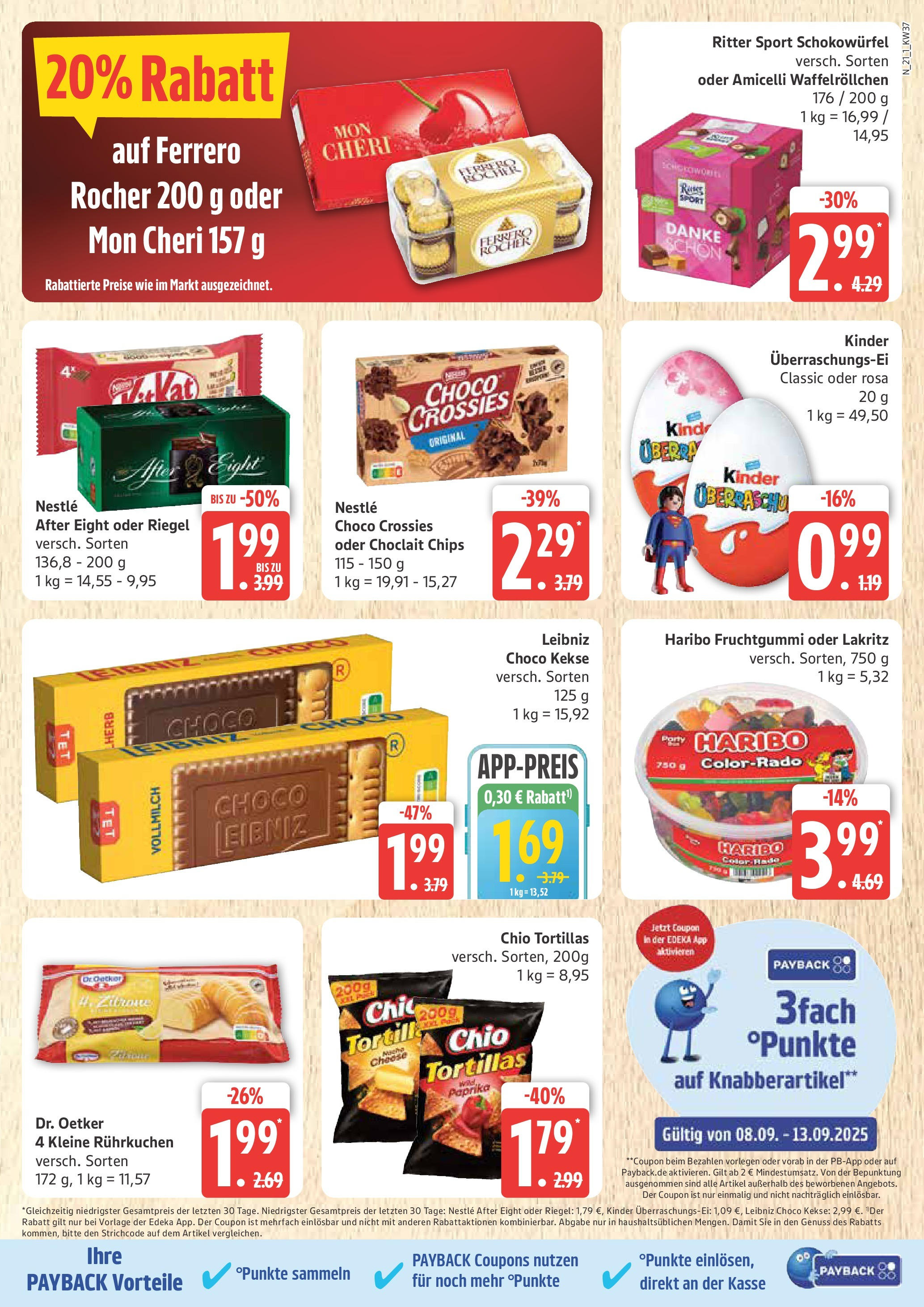 Marktkauf - Marktkauf: Wochenangebote (ab 07.09.2025) » Angebote online | Seite: 21 | Produkte: Haribo, Paprika, Chips, Kekse