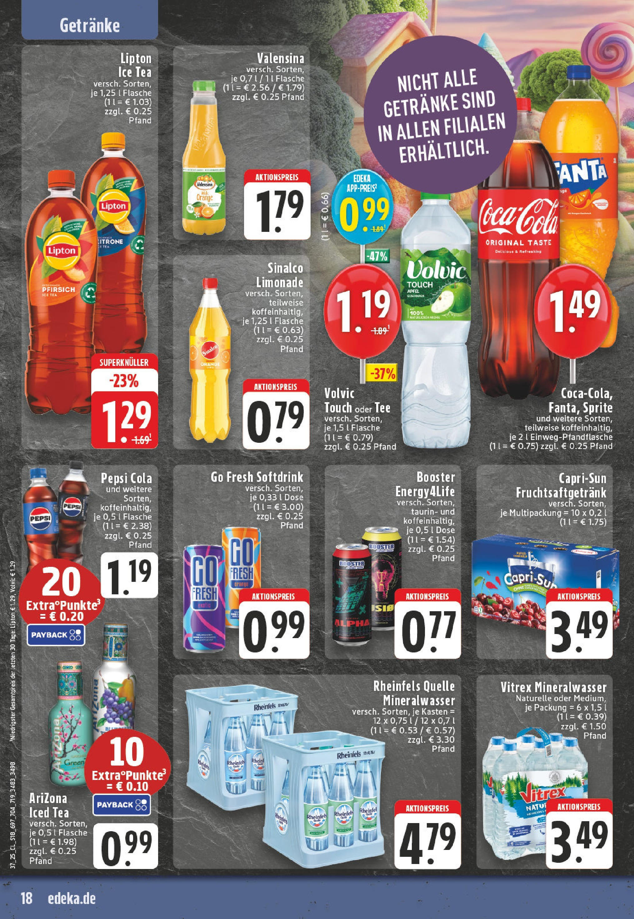 Edeka prospekt Bonn (ab 07.09.2025) » Angebote Online | Seite: 18 | Produkte: Sinalco, Äpfel, Valensina, Tee Edeka prospekt Bonn (ab 07.09.2025) » Angebote Online | Seite: 18 | Produkte: Sinalco, Äpfel, Valensina, Tee