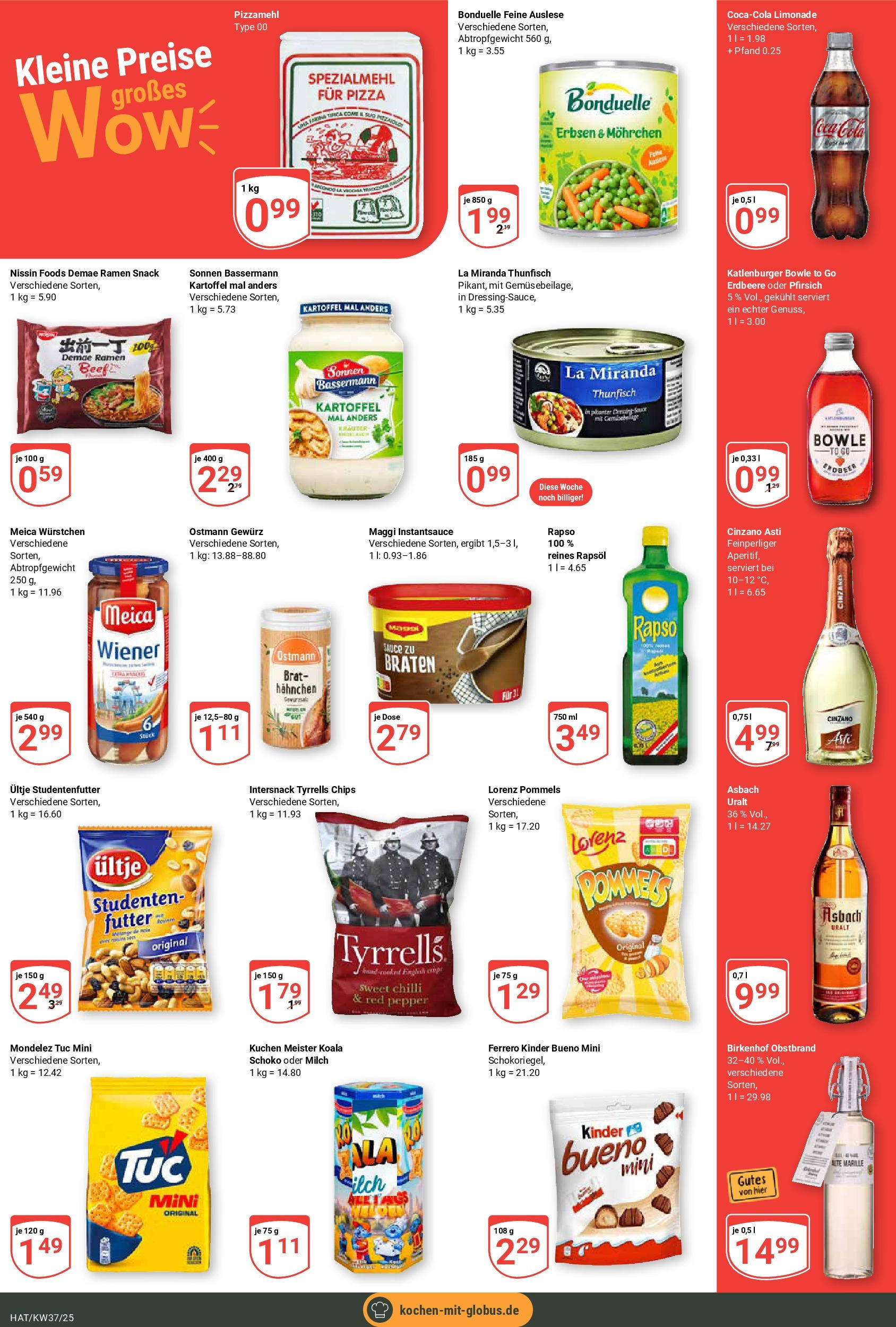 Globus prospekt Hattersheim	 (ab 07.09.2025) » Angebote online | Seite: 6 | Produkte: Milch, Kinder bueno, Pizza, Erbsen