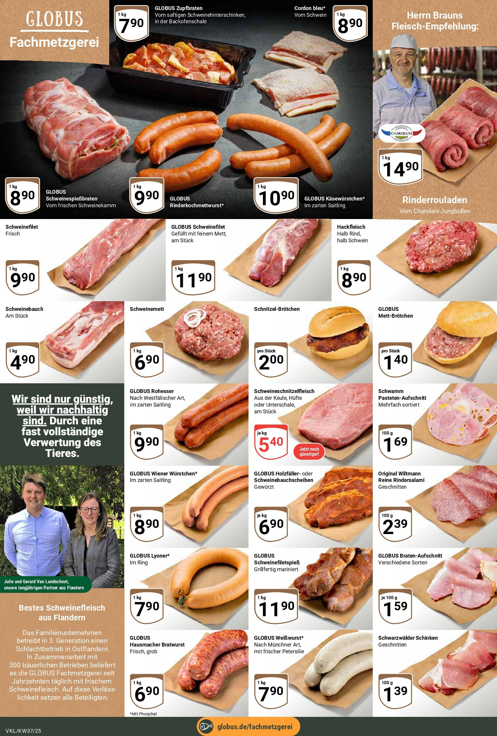 Globus prospekt Völklingen (ab 07.09.2025) » Angebote ab Montag | Seite: 10 | Produkte: Rinderrouladen, Bratwurst, Schweinefilet, Hackfleisch Globus prospekt Völklingen (ab 07.09.2025) » Angebote online | Seite: 10 | Produkte: Rinderrouladen, Bratwurst, Schweinefilet, Hackfleisch