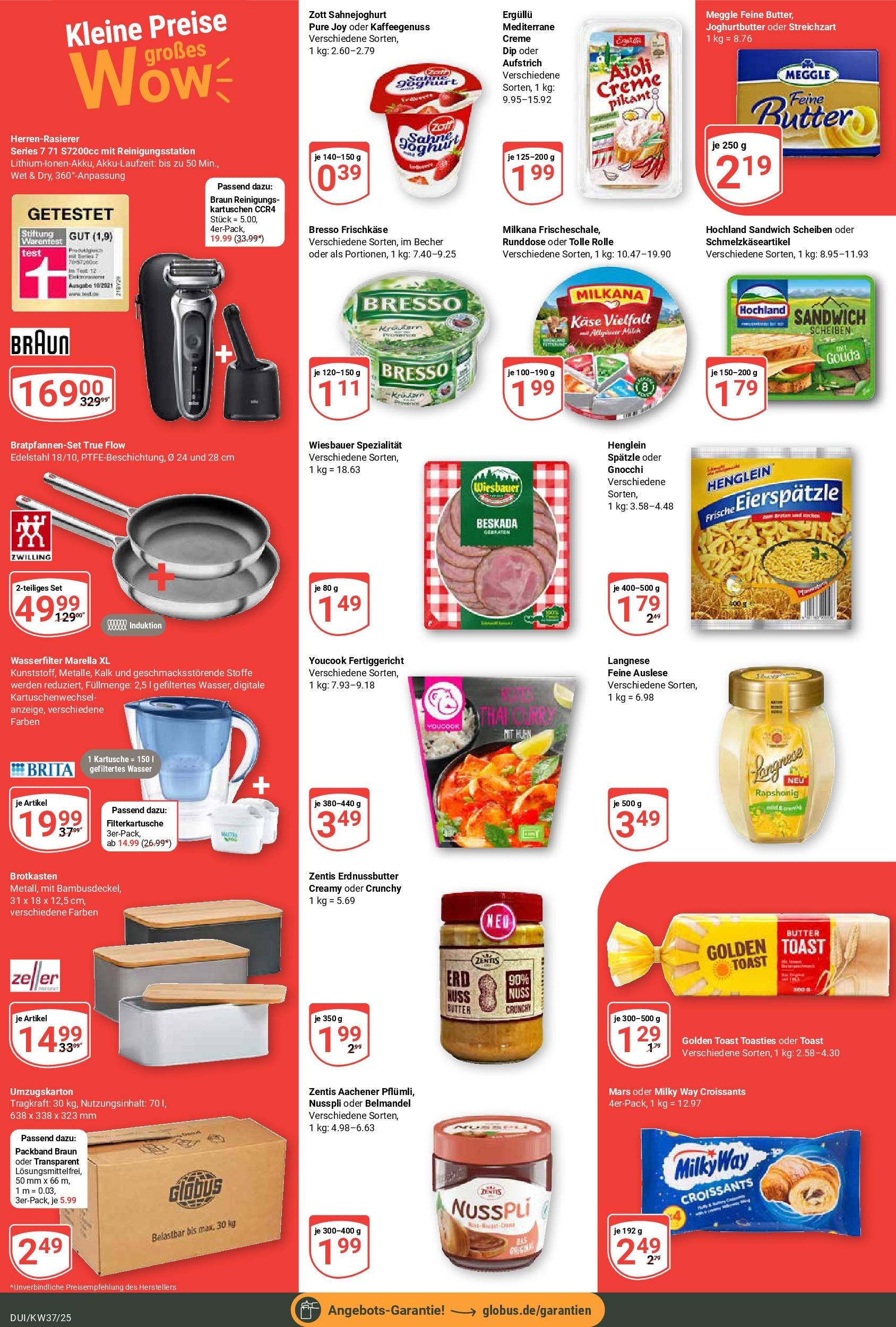 Globus prospekt Duisburg (ab 07.09.2025) » Angebote ab Montag | Seite: 4 | Produkte: Youcook, Butter, Joghurt, Wasser Globus prospekt Duisburg (ab 07.09.2025) » Angebote online | Seite: 4 | Produkte: Youcook, Butter, Joghurt, Wasser