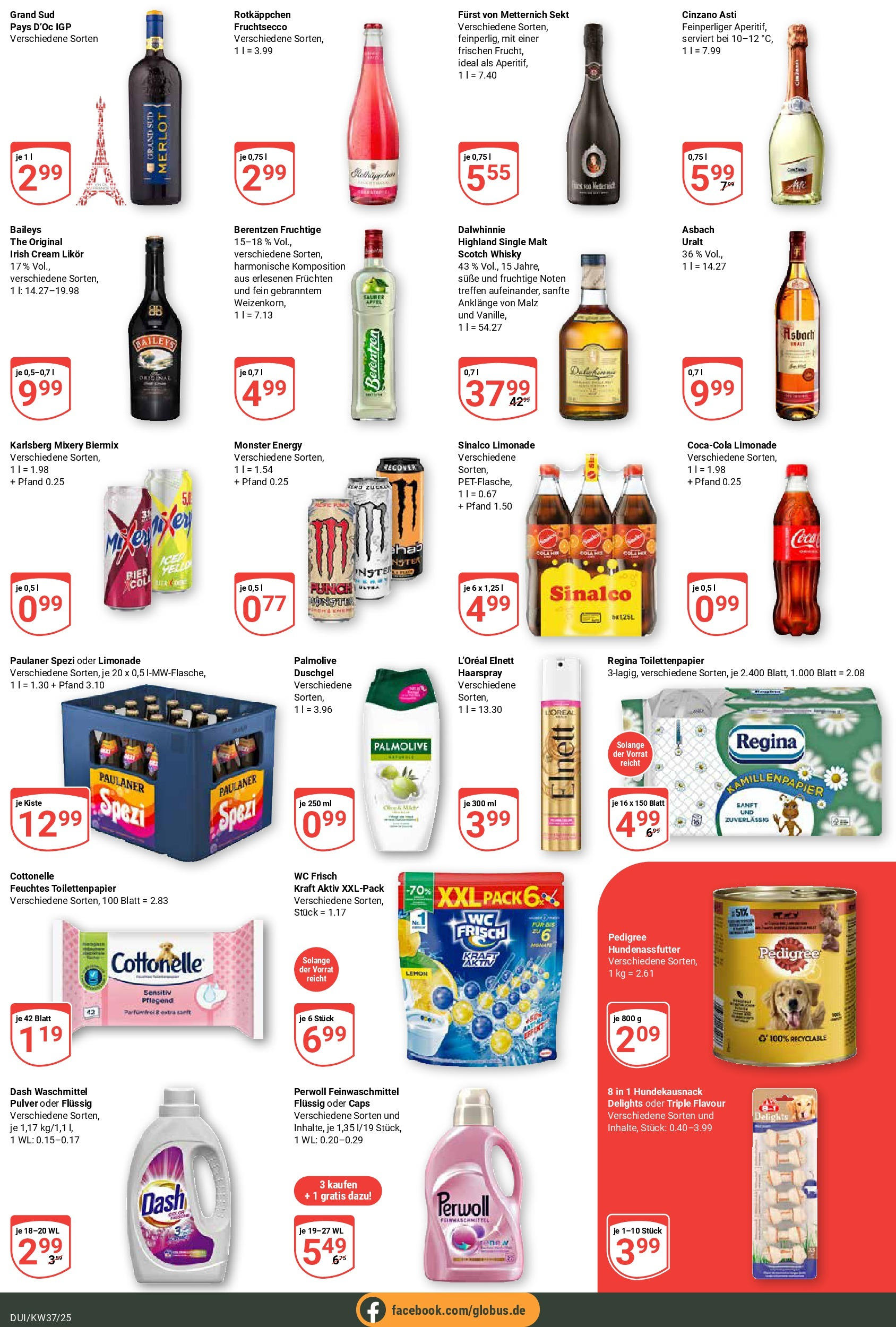 Globus prospekt Duisburg (ab 07.09.2025) » Angebote ab Montag | Seite: 6 | Produkte: Sekt, Wc frisch, Mixery, Paulaner Globus prospekt Duisburg (ab 07.09.2025) » Angebote online | Seite: 6 | Produkte: Sekt, Wc frisch, Mixery, Paulaner