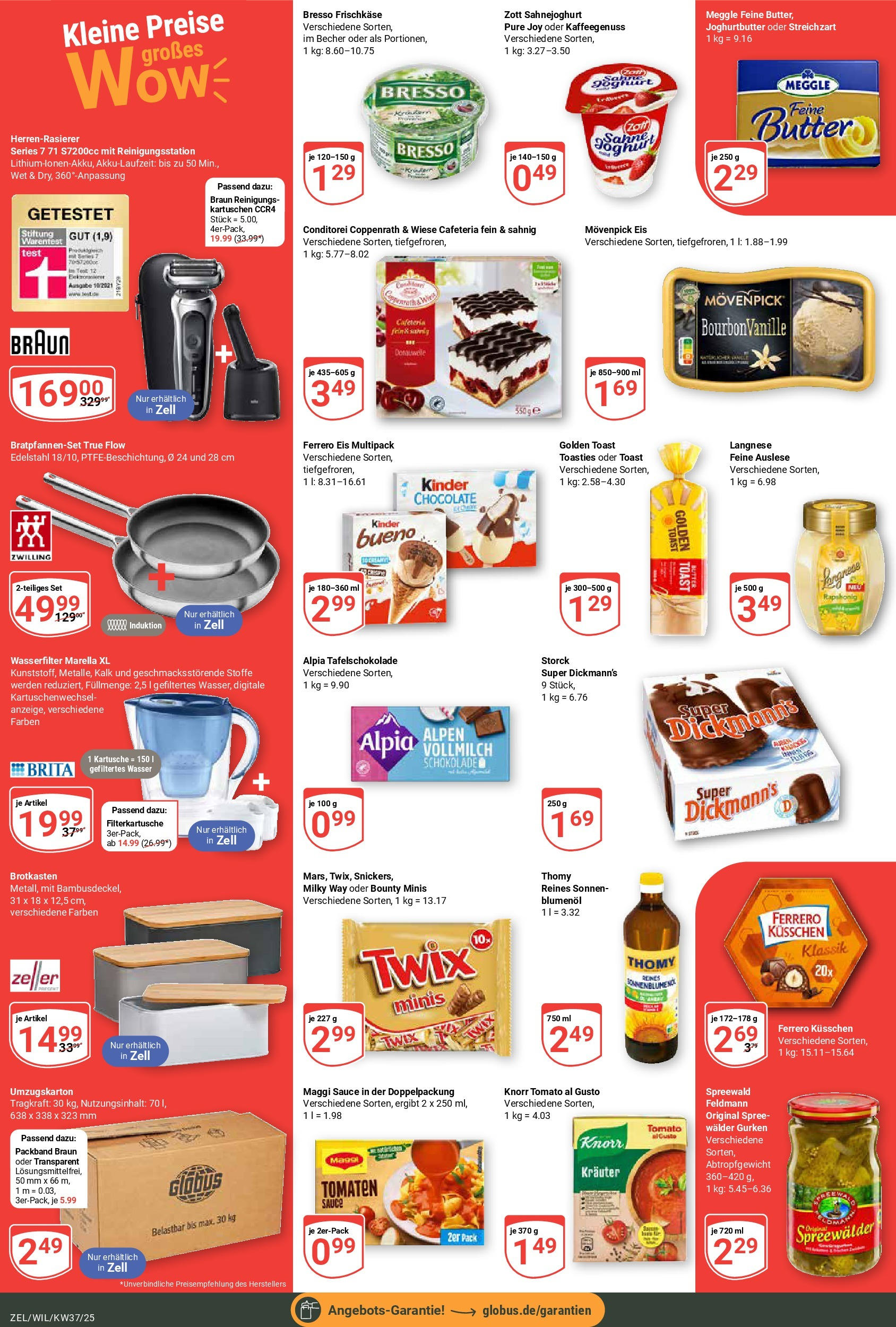 Globus prospekt Wittlich (ab 07.09.2025) » Angebote ab Montag | Seite: 2 | Produkte: Langnese, Kinder bueno, Movenpick eis, Gurken Globus prospekt Wittlich (ab 07.09.2025) » Angebote online | Seite: 2 | Produkte: Langnese, Kinder bueno, Movenpick eis, Gurken