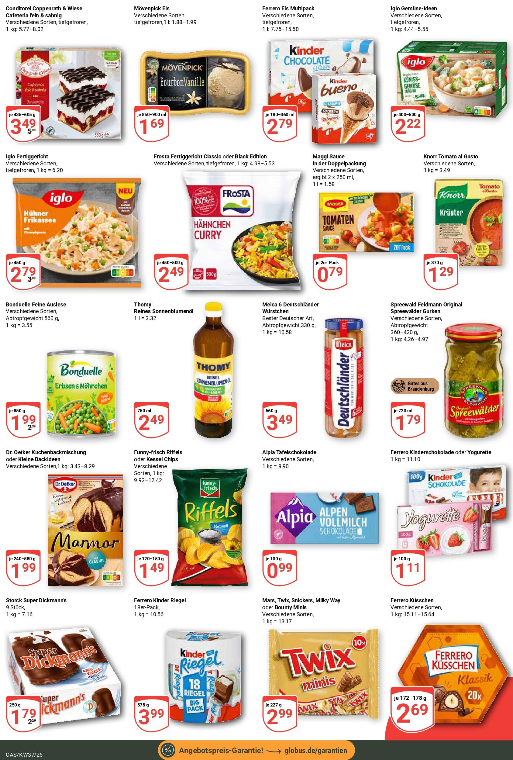 Globus prospekt Castrop-Rauxel	 (ab 07.09.2025) » Angebote online | Seite: 3 | Produkte: Funny frisch, Tomaten, Twix, Movenpick eis