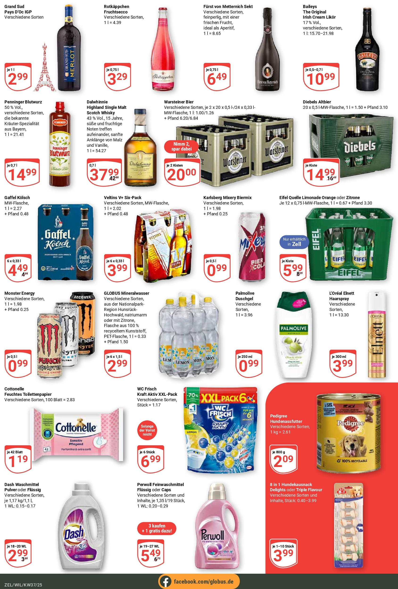 Globus prospekt Wittlich (ab 07.09.2025) » Angebote ab Montag | Seite: 5 | Produkte: Limonade, Mineralwasser, Wc frisch, Toilettenpapier Globus prospekt Wittlich (ab 07.09.2025) » Angebote online | Seite: 5 | Produkte: Limonade, Mineralwasser, Wc frisch, Toilettenpapier