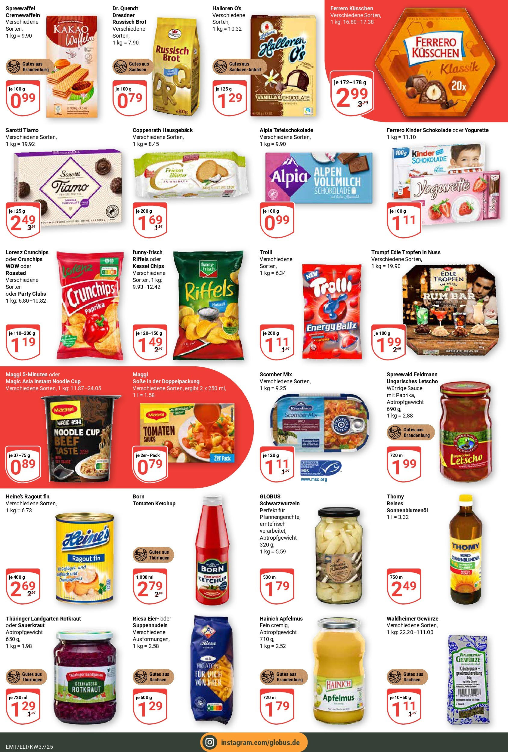 Globus prospekt Erfurt-Linderbach (ab 07.09.2025) » Angebote ab Montag | Seite: 3 | Produkte: Energy, Schokolade, Rum, Paprika Globus prospekt Erfurt-Linderbach (ab 07.09.2025) » Angebote online | Seite: 3 | Produkte: Energy, Schokolade, Rum, Paprika