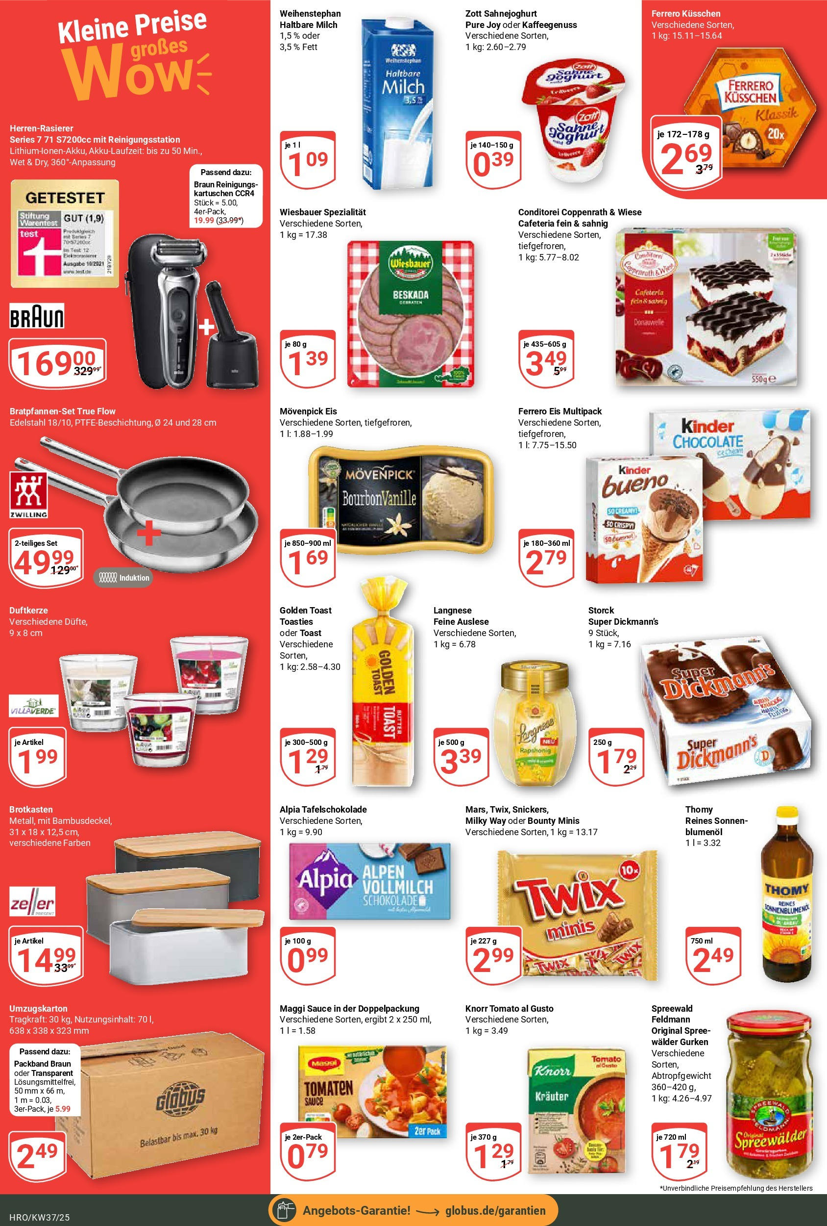 Globus prospekt Rostock	 (ab 07.09.2025) » Angebote online | Seite: 2 | Produkte: Toast, Tomaten, Knorr, Eis