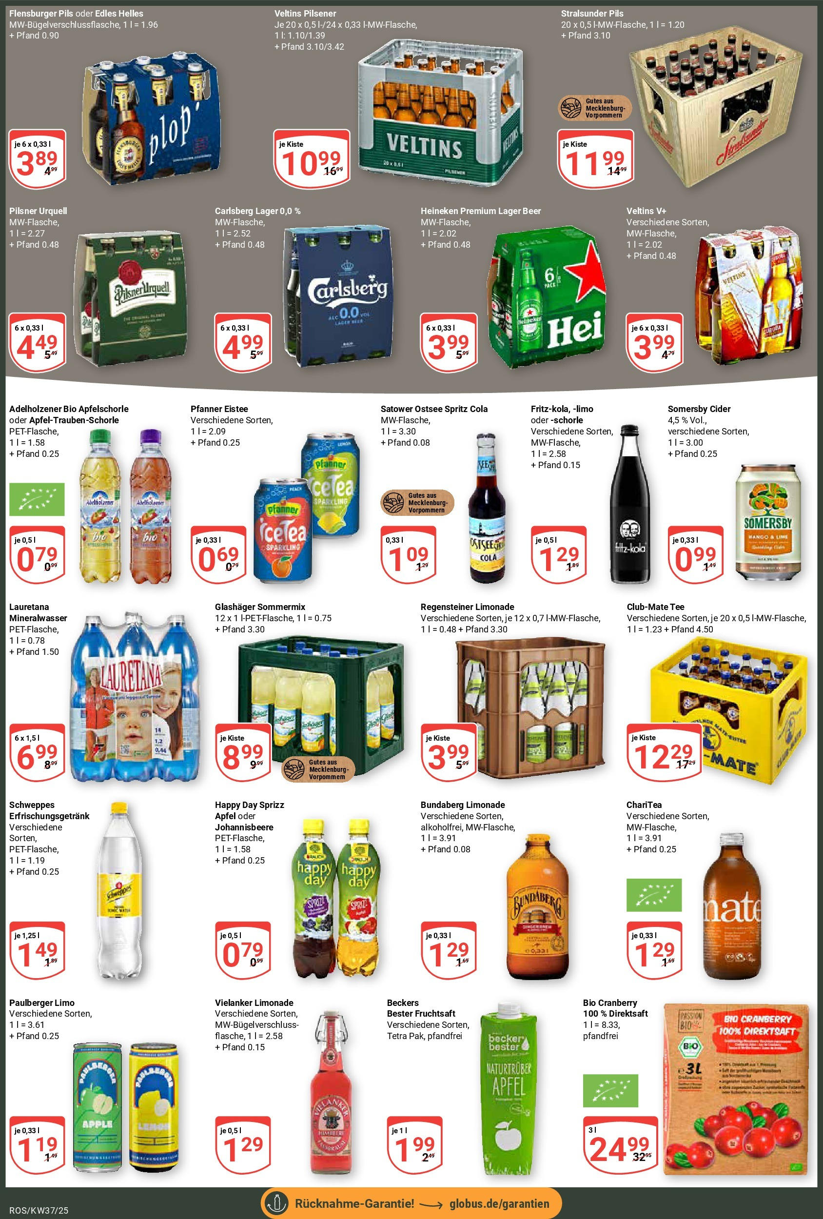 Globus prospekt Lambrechtshagen	 (ab 07.09.2025) » Angebote online | Seite: 2 | Produkte: Carlsberg, Pils, Apple, Veltins