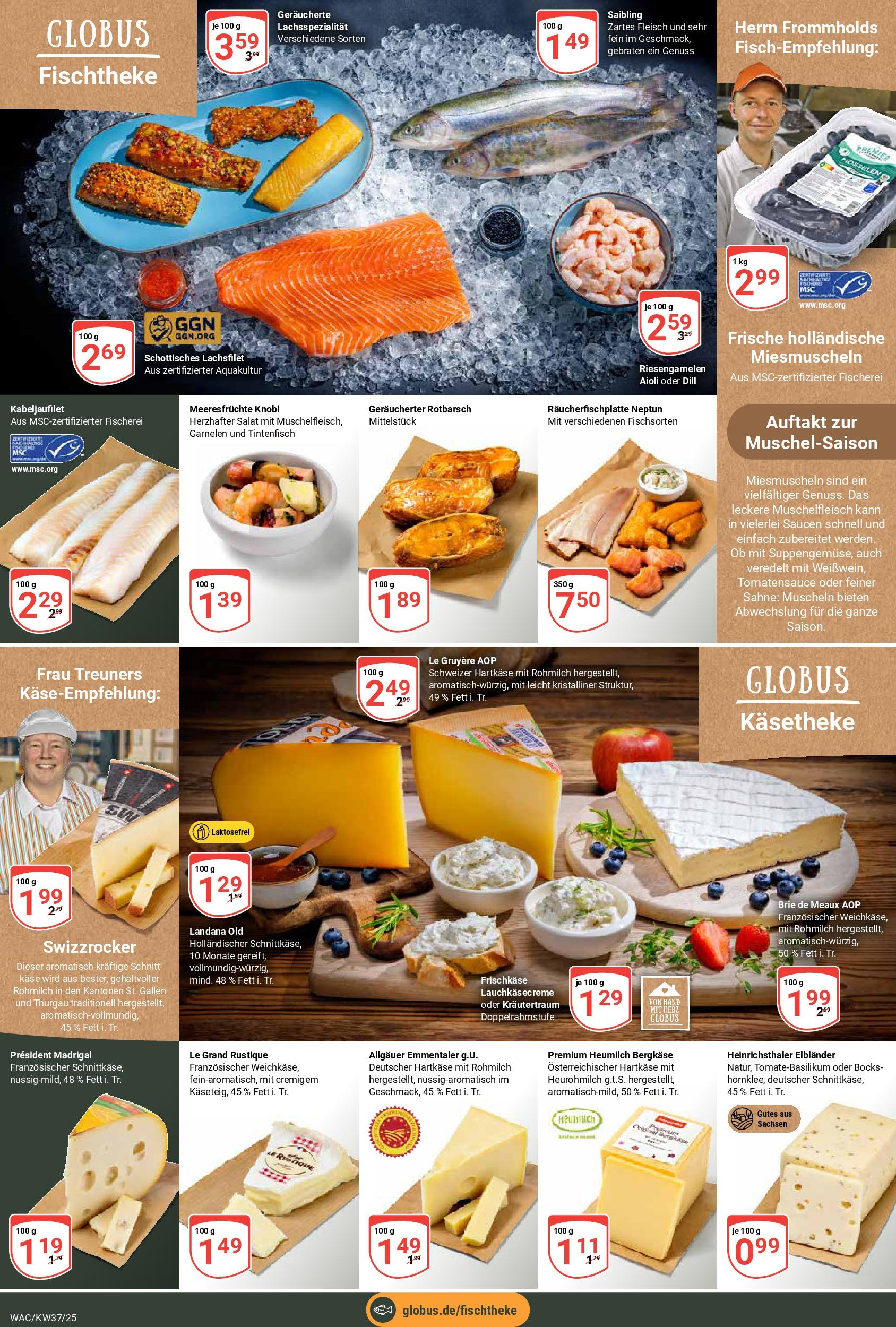 Globus prospekt Markkleeberg (ab 07.09.2025) » Angebote ab Montag | Seite: 8 | Produkte: Käse, Dill, Salat, Frischkase Globus prospekt Markkleeberg (ab 07.09.2025) » Angebote online | Seite: 8 | Produkte: Käse, Dill, Salat, Frischkase