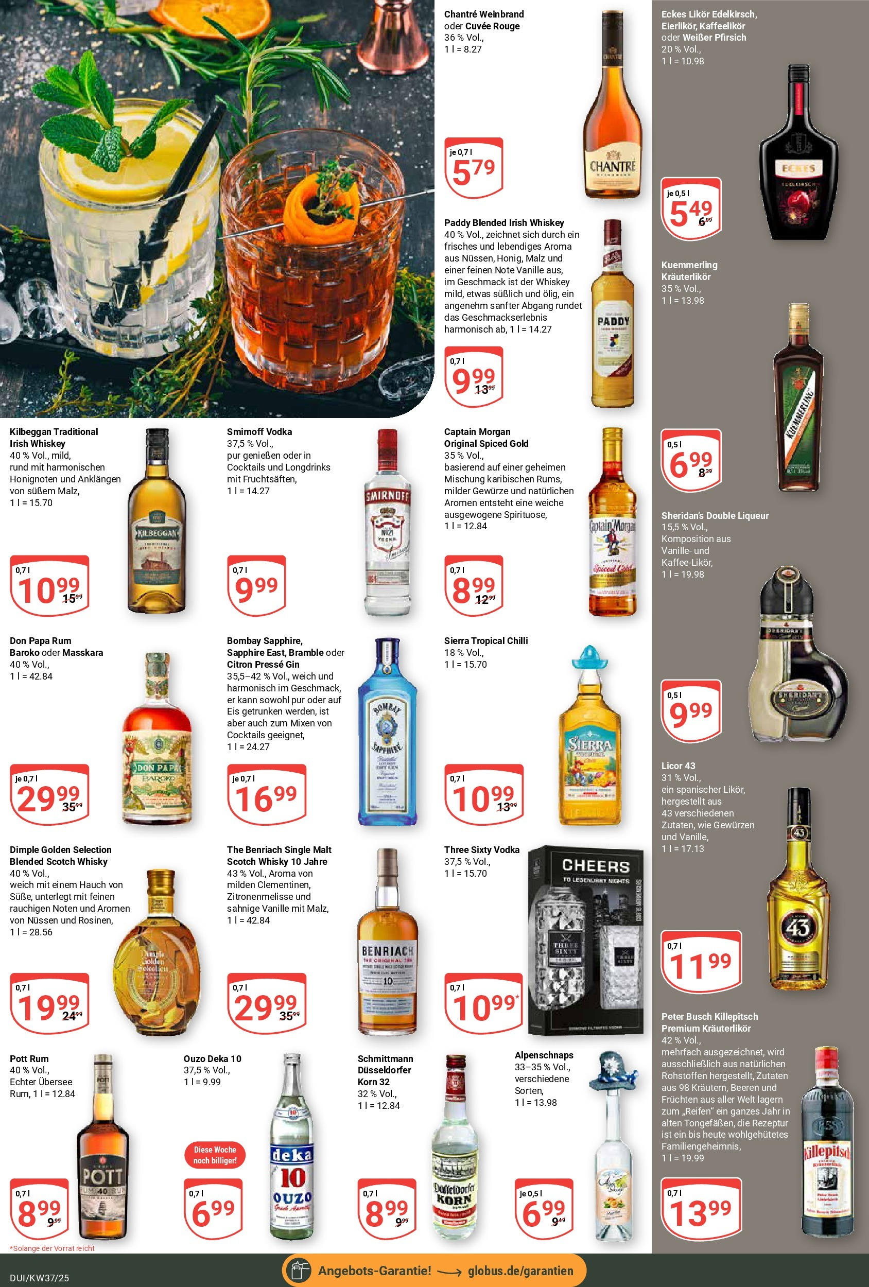 Globus prospekt Duisburg (ab 07.09.2025) » Angebote ab Montag | Seite: 15 | Produkte: Gewürze, Smirnoff, Pfirsich, Captain morgan Globus prospekt Duisburg (ab 07.09.2025) » Angebote online | Seite: 15 | Produkte: Gewürze, Smirnoff, Pfirsich, Captain morgan