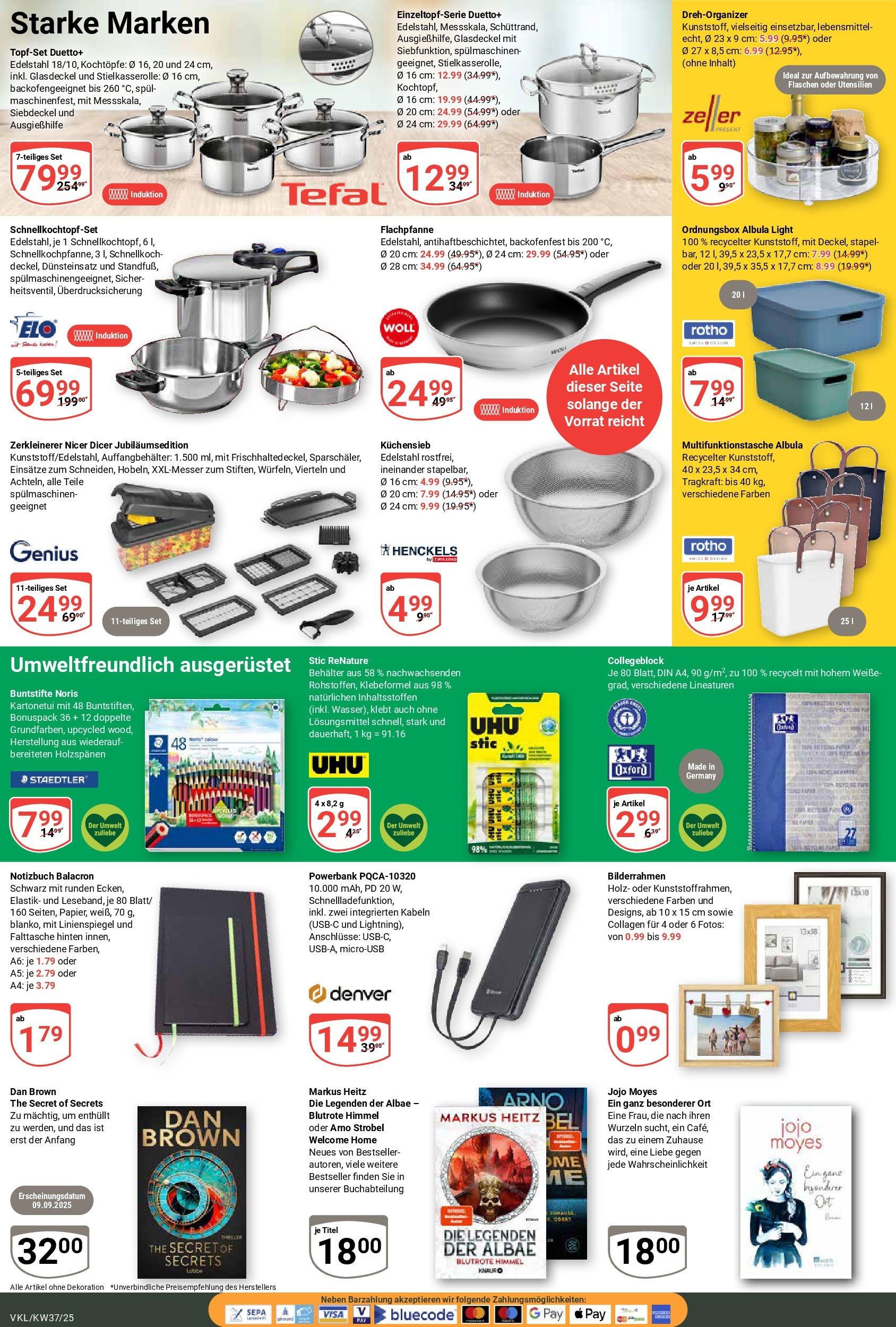 Globus prospekt Völklingen (ab 07.09.2025) » Angebote ab Montag | Seite: 25 | Produkte: Bilderrahmen, Powerbank, Notizbuch Globus prospekt Völklingen (ab 07.09.2025) » Angebote online | Seite: 25 | Produkte: Bilderrahmen, Powerbank, Notizbuch