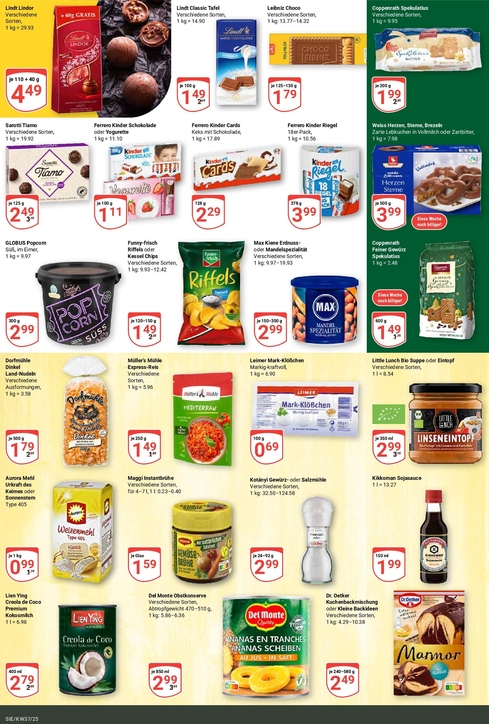 Globus prospekt Siegen	 (ab 07.09.2025) » Angebote online | Seite: 15 | Produkte: Funny frisch, Ananas, Gemüse, Lindt