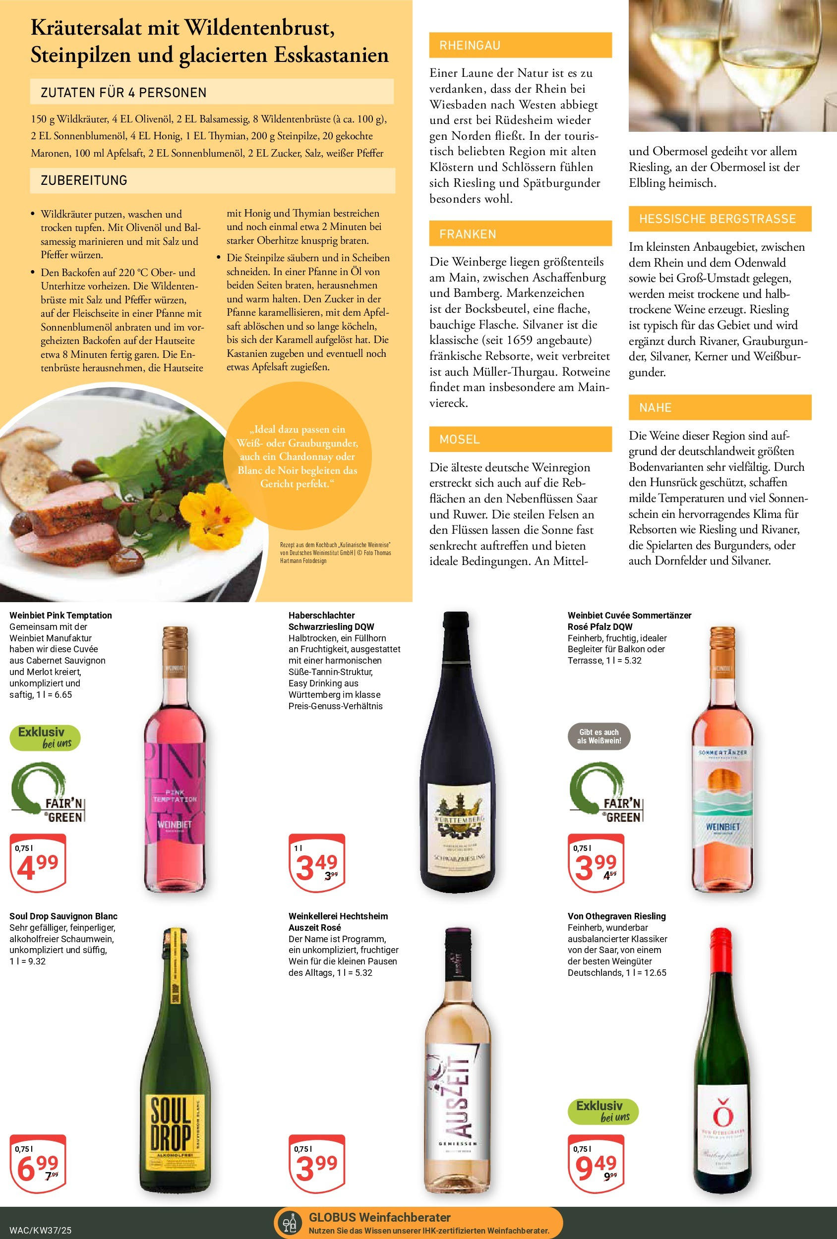 Globus prospekt Markkleeberg (ab 07.09.2025) » Angebote ab Montag | Seite: 15 | Produkte: Weißwein, Merlot, Olivenol, Pfeffer Globus prospekt Markkleeberg (ab 07.09.2025) » Angebote online | Seite: 15 | Produkte: Weißwein, Merlot, Olivenol, Pfeffer