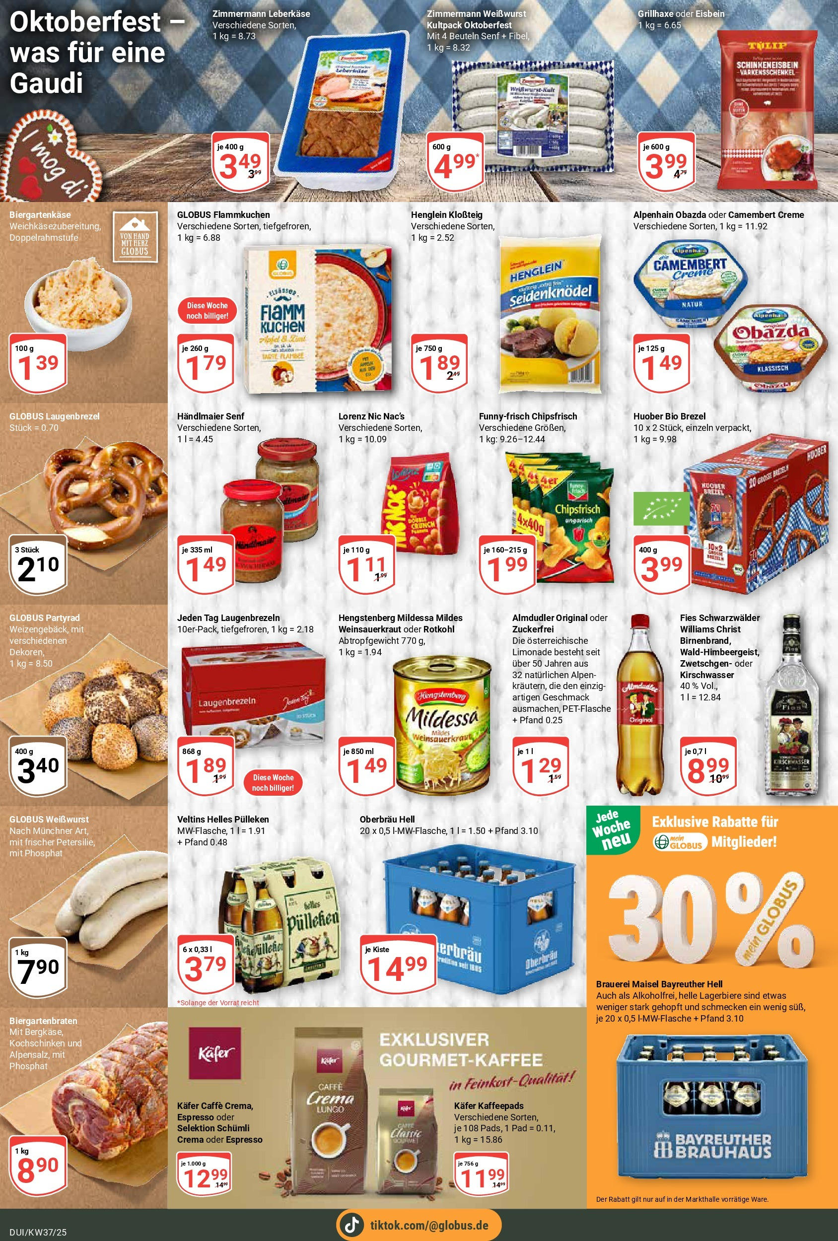 Globus prospekt Duisburg (ab 07.09.2025) » Angebote ab Montag | Seite: 21 | Produkte: Bayreuther hell, Rotkohl, Creme, Veltins Globus prospekt Duisburg (ab 07.09.2025) » Angebote online | Seite: 21 | Produkte: Bayreuther hell, Rotkohl, Creme, Veltins
