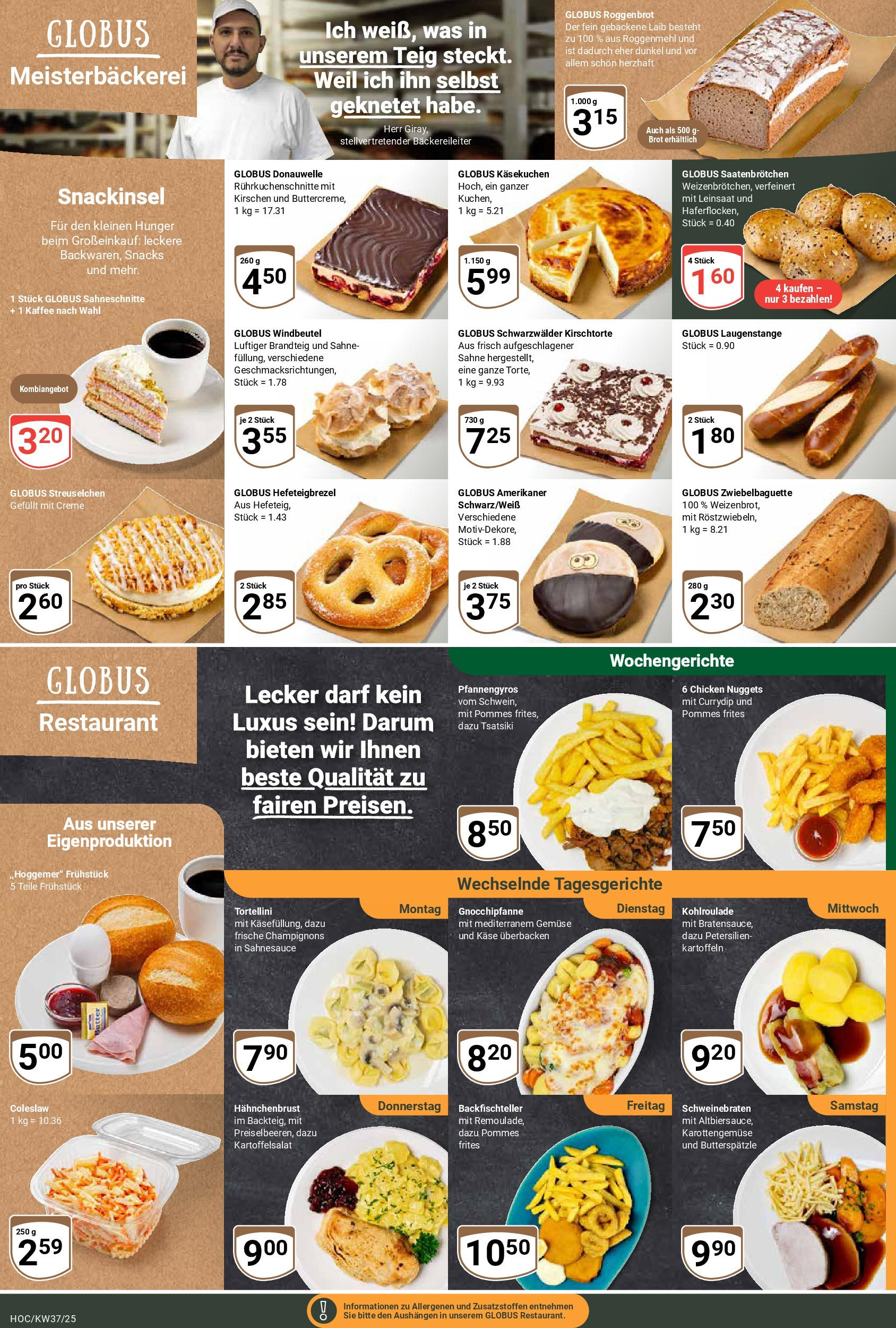 Globus prospekt Hockenheim	 (ab 07.09.2025) » Angebote online | Seite: 13 | Produkte: Kaffee, Champignons, Kartoffeln, Frische champignons