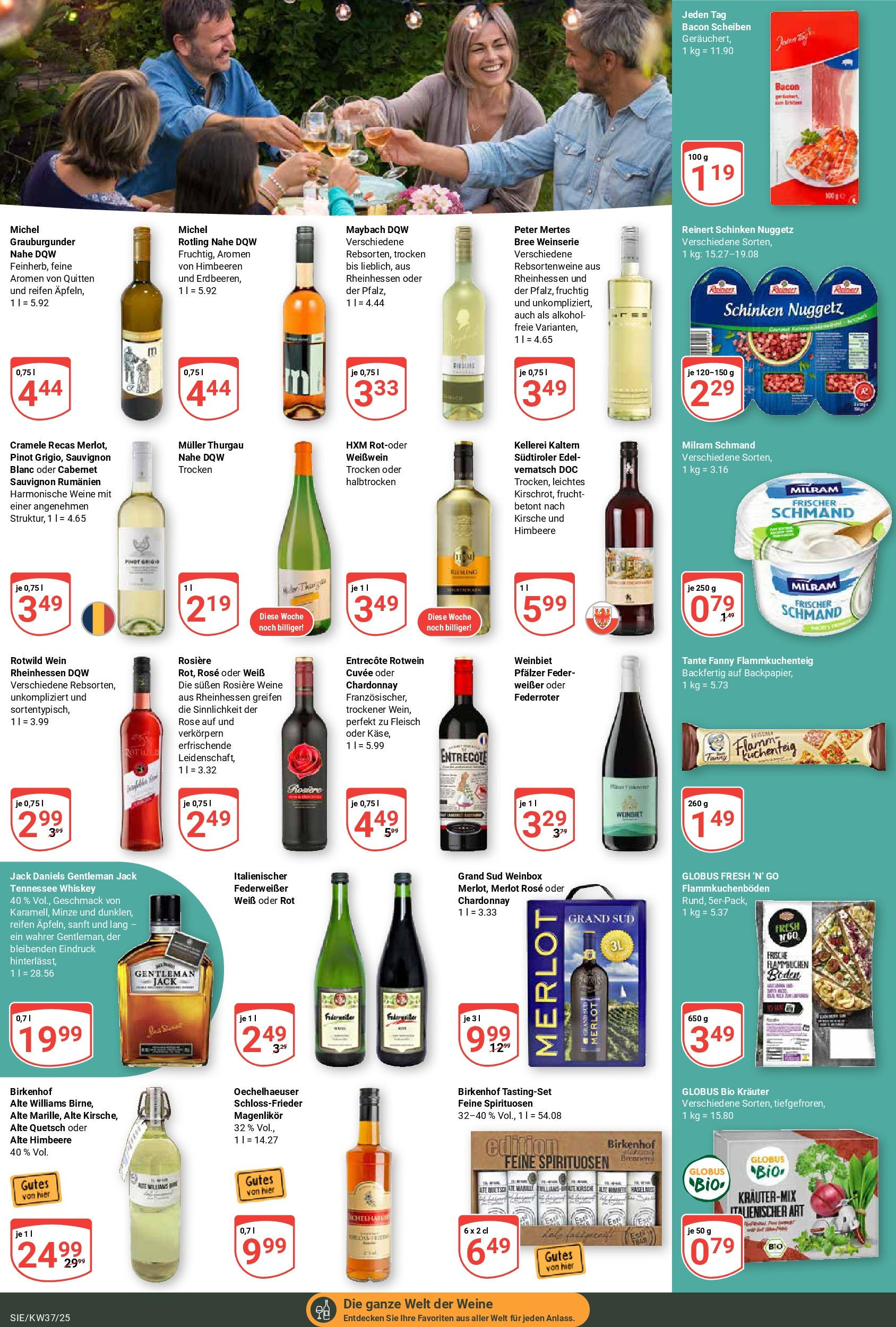 Globus prospekt Siegen	 (ab 07.09.2025) » Angebote online | Seite: 22 | Produkte: Milram, Grand sud, Fleisch, Whiskey