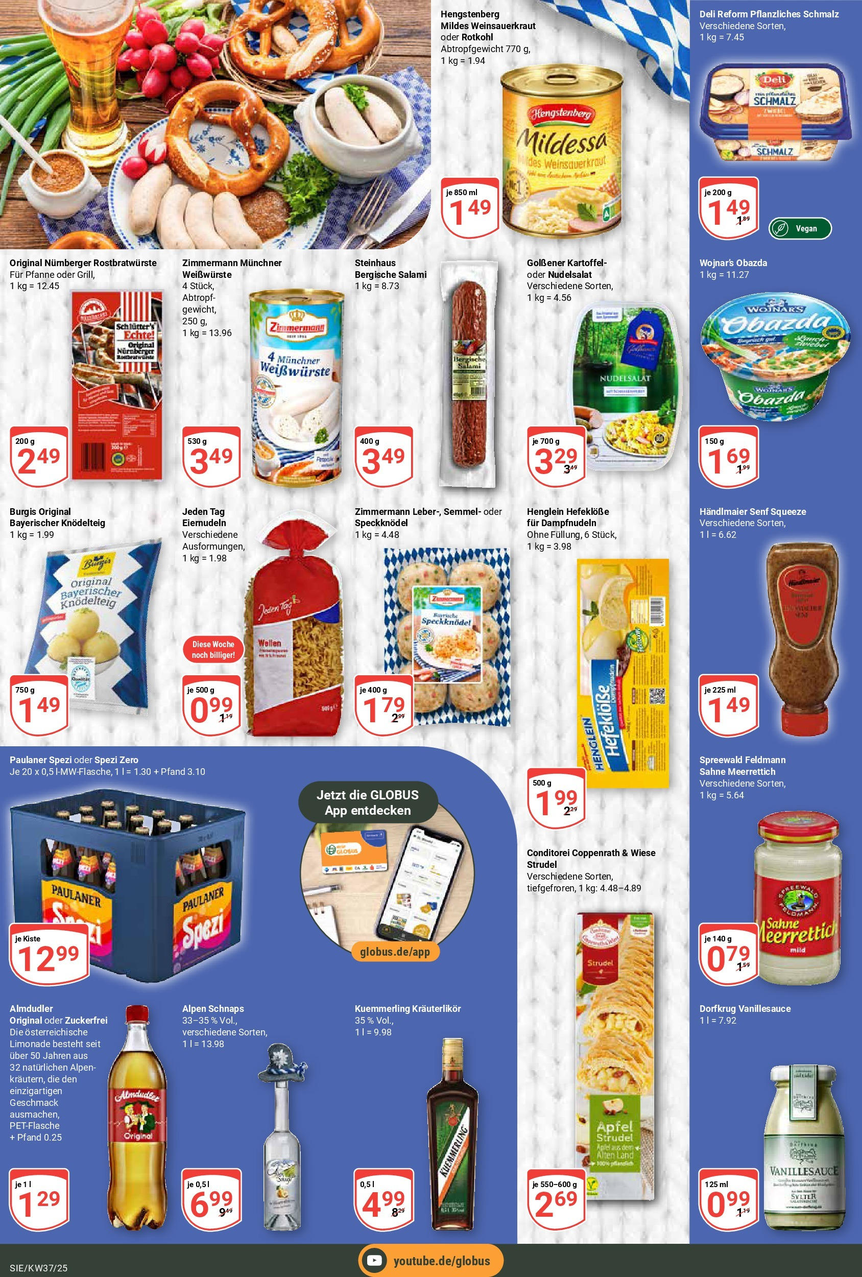 Globus prospekt Siegen	 (ab 07.09.2025) » Angebote online | Seite: 24 | Produkte: Rotkohl, Schnaps, Äpfel, Limonade