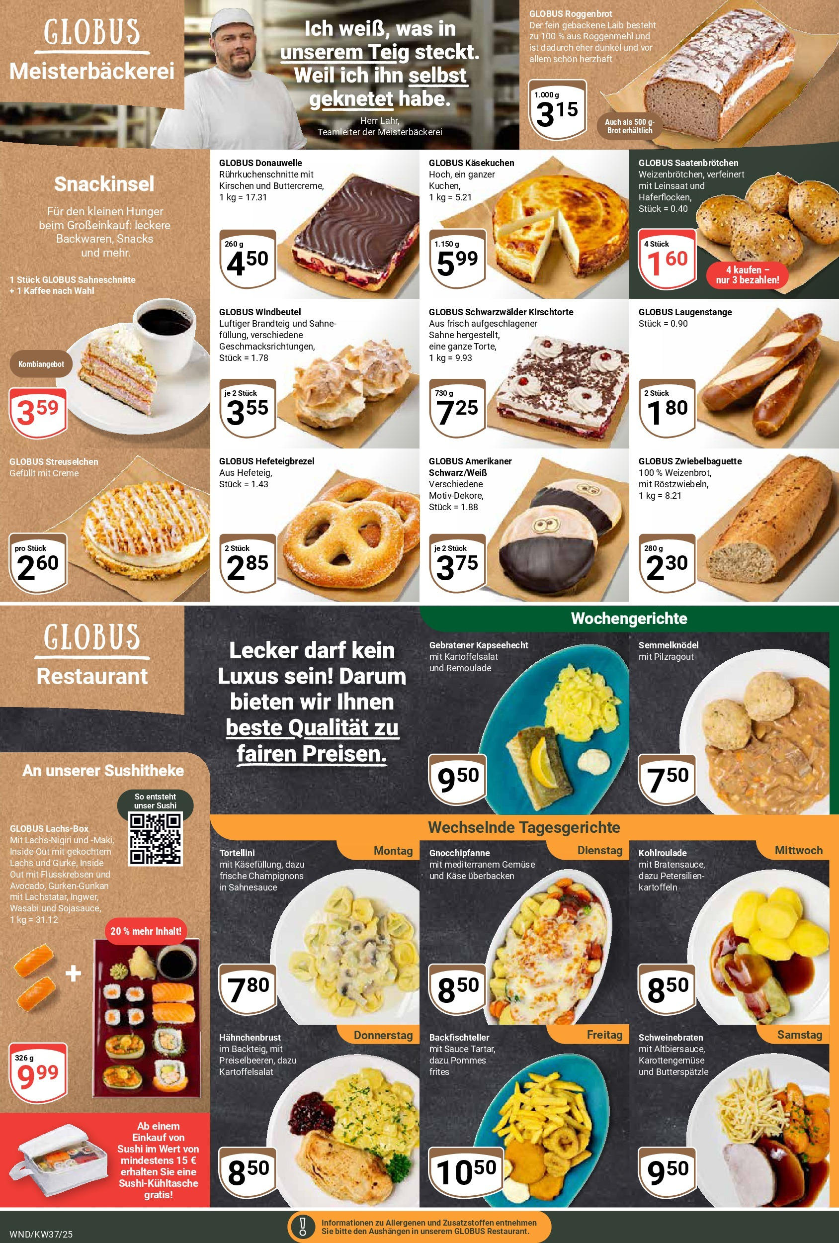 Globus prospekt St. Wendel (ab 07.09.2025) » Angebote ab Montag | Seite: 9 | Produkte: Kaffee, Kirschen, Lachs, Kartoffeln Globus prospekt St. Wendel (ab 07.09.2025) » Angebote online | Seite: 9 | Produkte: Kaffee, Kirschen, Lachs, Kartoffeln