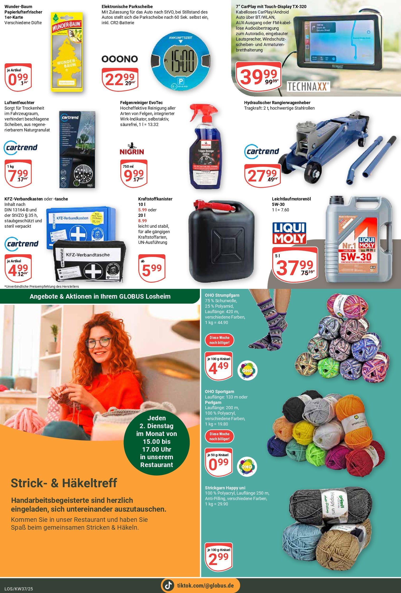 Globus prospekt Losheim Am See	 (ab 07.09.2025) » Angebote online | Seite: 24 | Produkte: Tasche, Uhr