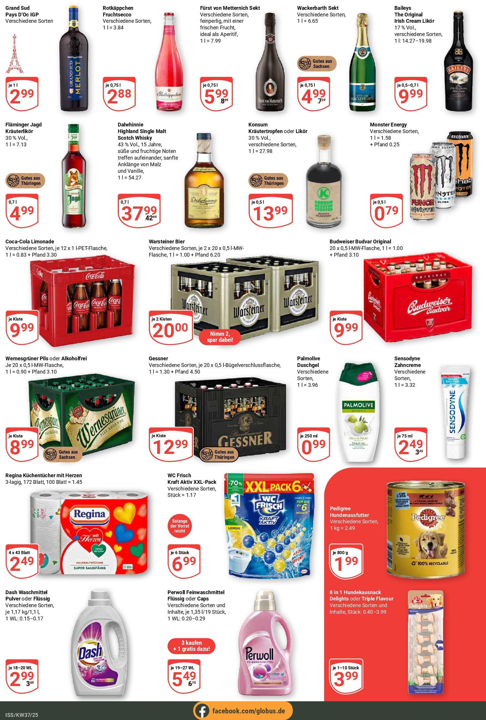 Globus prospekt Isserstedt (ab 07.09.2025) » Angebote ab Montag | Seite: 4 | Produkte: Likör, Merlot, Fruchtsecco, Warsteiner Globus prospekt Isserstedt (ab 07.09.2025) » Angebote online | Seite: 4 | Produkte: Likör, Merlot, Fruchtsecco, Warsteiner