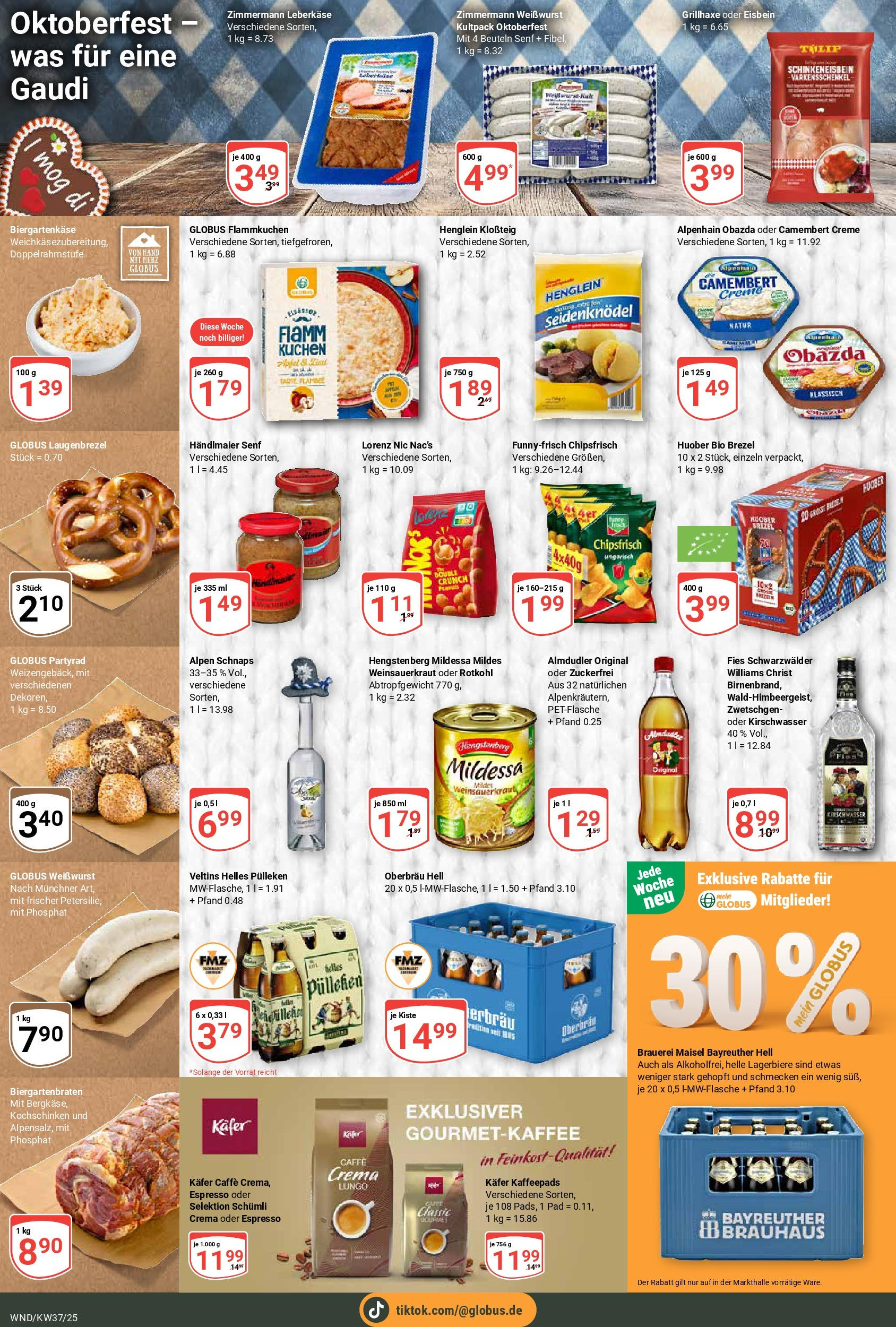 Globus prospekt St. Wendel (ab 07.09.2025) » Angebote ab Montag | Seite: 22 | Produkte: Helles pulleken, Bayreuther hell, Kaffeepads, Veltins Globus prospekt St. Wendel (ab 07.09.2025) » Angebote online | Seite: 22 | Produkte: Helles pulleken, Bayreuther hell, Kaffeepads, Veltins