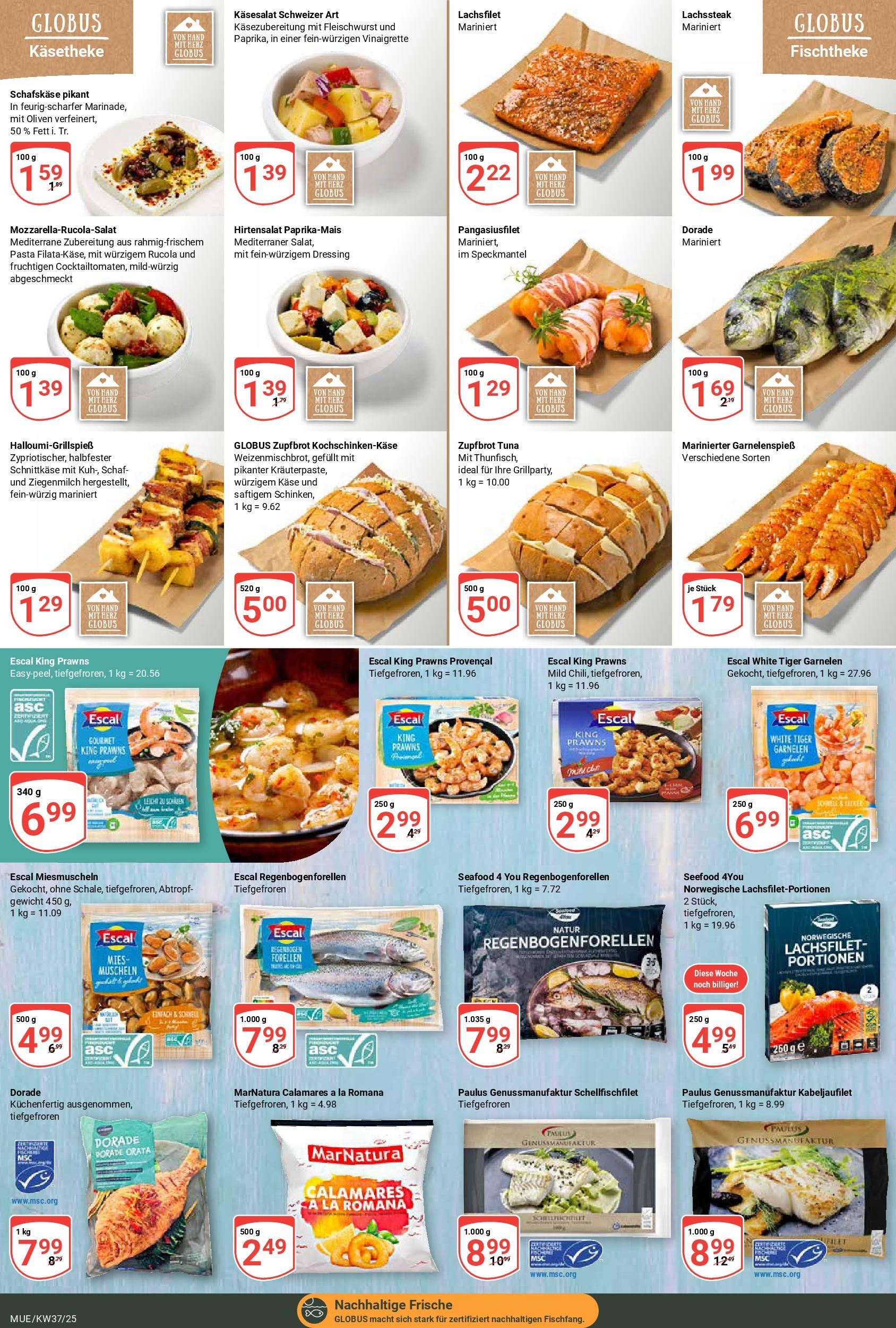 Globus prospekt Mühldorf (ab 07.09.2025) » Angebote ab Montag | Seite: 14 | Produkte: Dorade, Käse, Pasta, Schafskase Globus prospekt Mühldorf (ab 07.09.2025) » Angebote online | Seite: 14 | Produkte: Dorade, Käse, Pasta, Schafskase