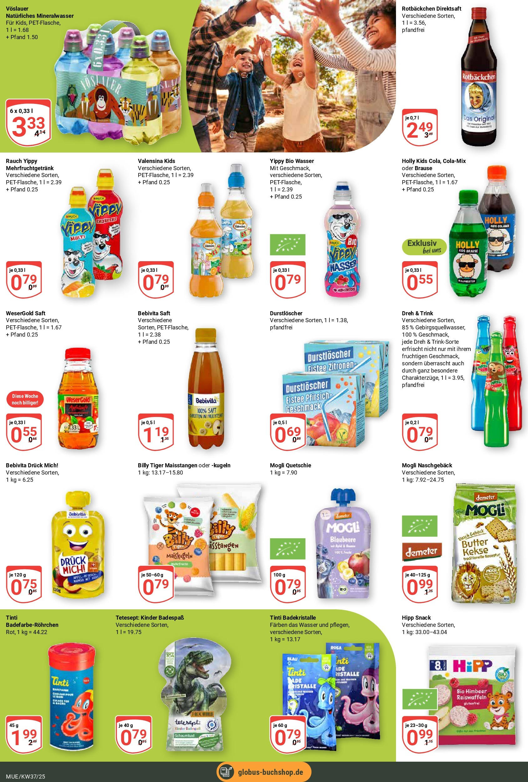 Globus prospekt Mühldorf (ab 07.09.2025) » Angebote ab Montag | Seite: 20 | Produkte: Durstloscher, Butter, Mineralwasser, Valensina Globus prospekt Mühldorf (ab 07.09.2025) » Angebote online | Seite: 20 | Produkte: Durstloscher, Butter, Mineralwasser, Valensina