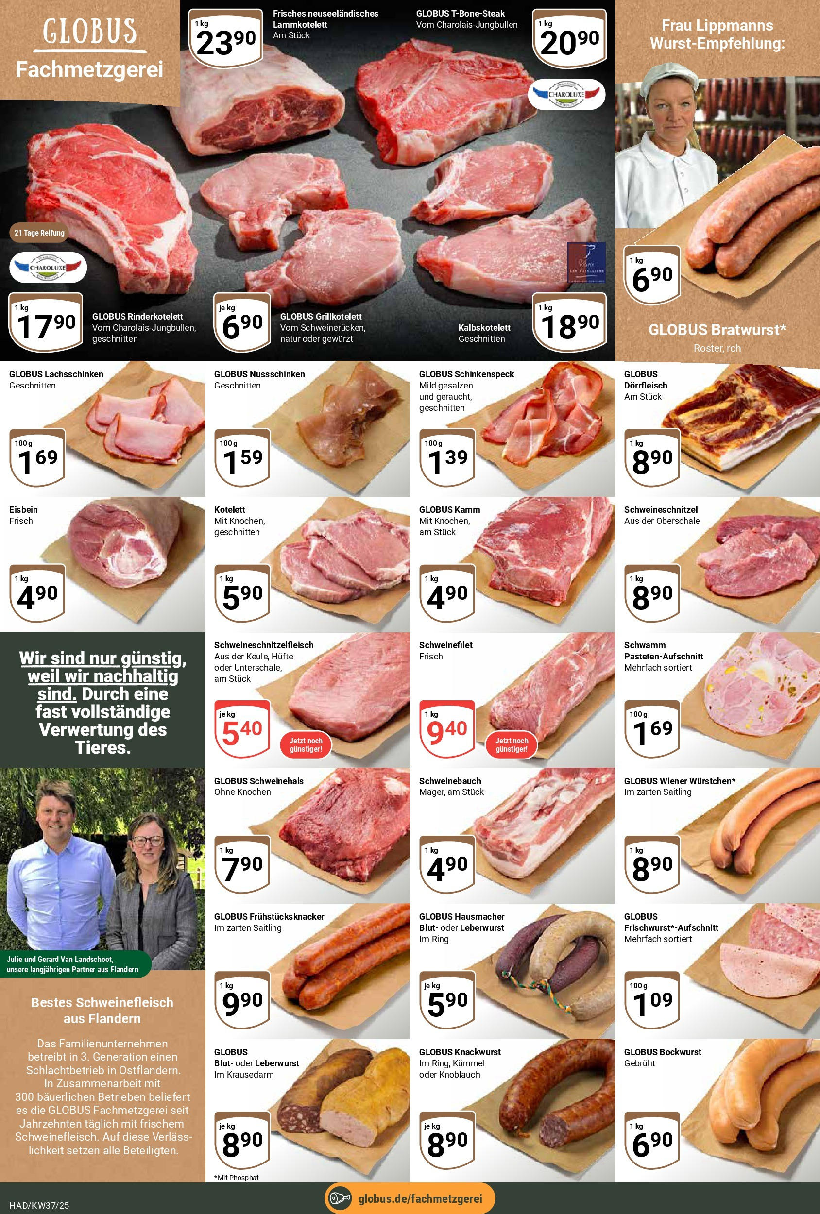 Globus prospekt Halle (saale)	 (ab 07.09.2025) » Angebote online | Seite: 7 | Produkte: Bockwurst, Schweinefilet, Knoblauch, Schweinefleisch