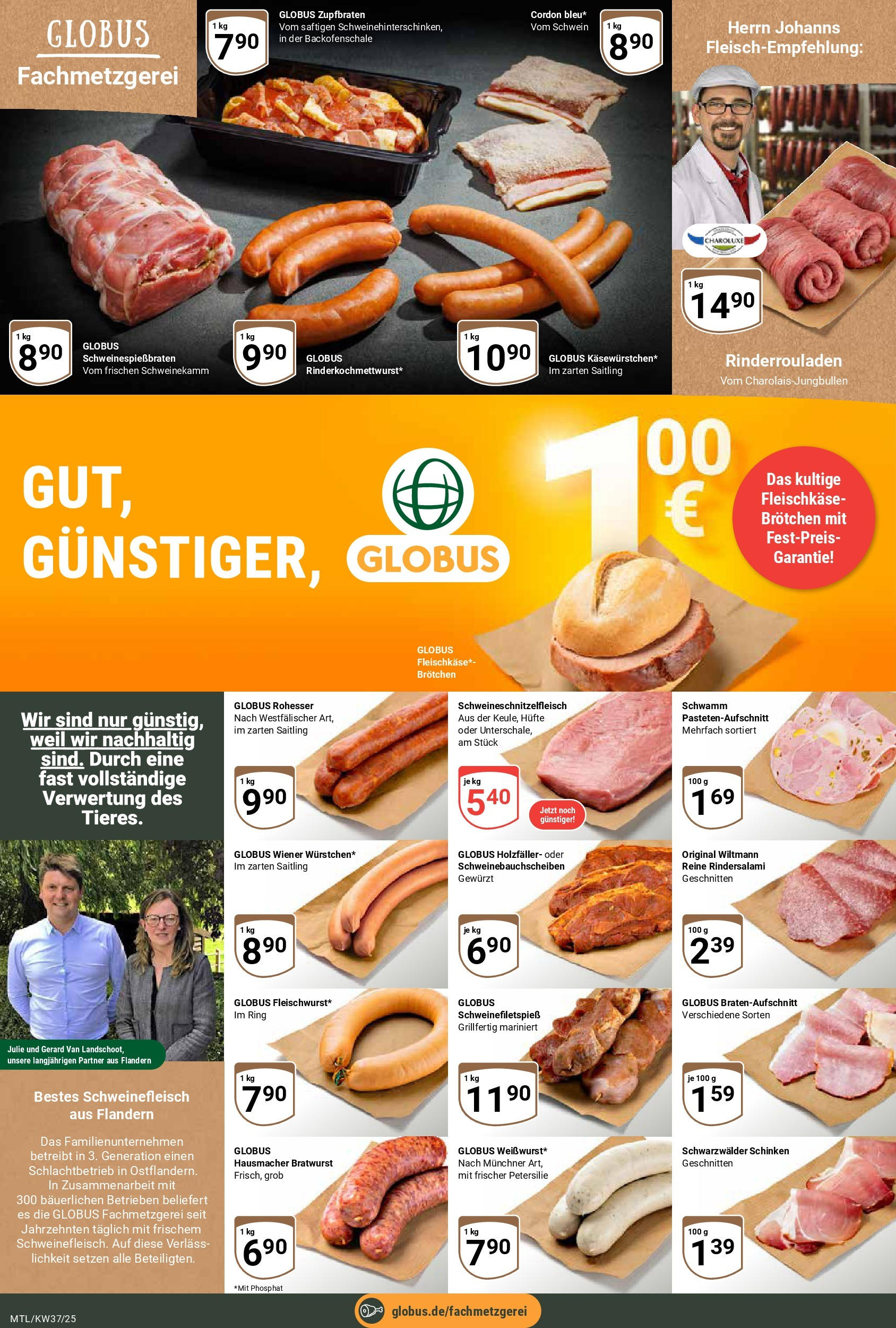 Globus prospekt Maintal-Dörnigheim (ab 07.09.2025) » Angebote ab Montag | Seite: 8 | Produkte: Rinderrouladen, Bratwurst, Schinken, Schweinefleisch Globus prospekt Maintal-Dörnigheim (ab 07.09.2025) » Angebote online | Seite: 8 | Produkte: Rinderrouladen, Bratwurst, Schinken, Schweinefleisch