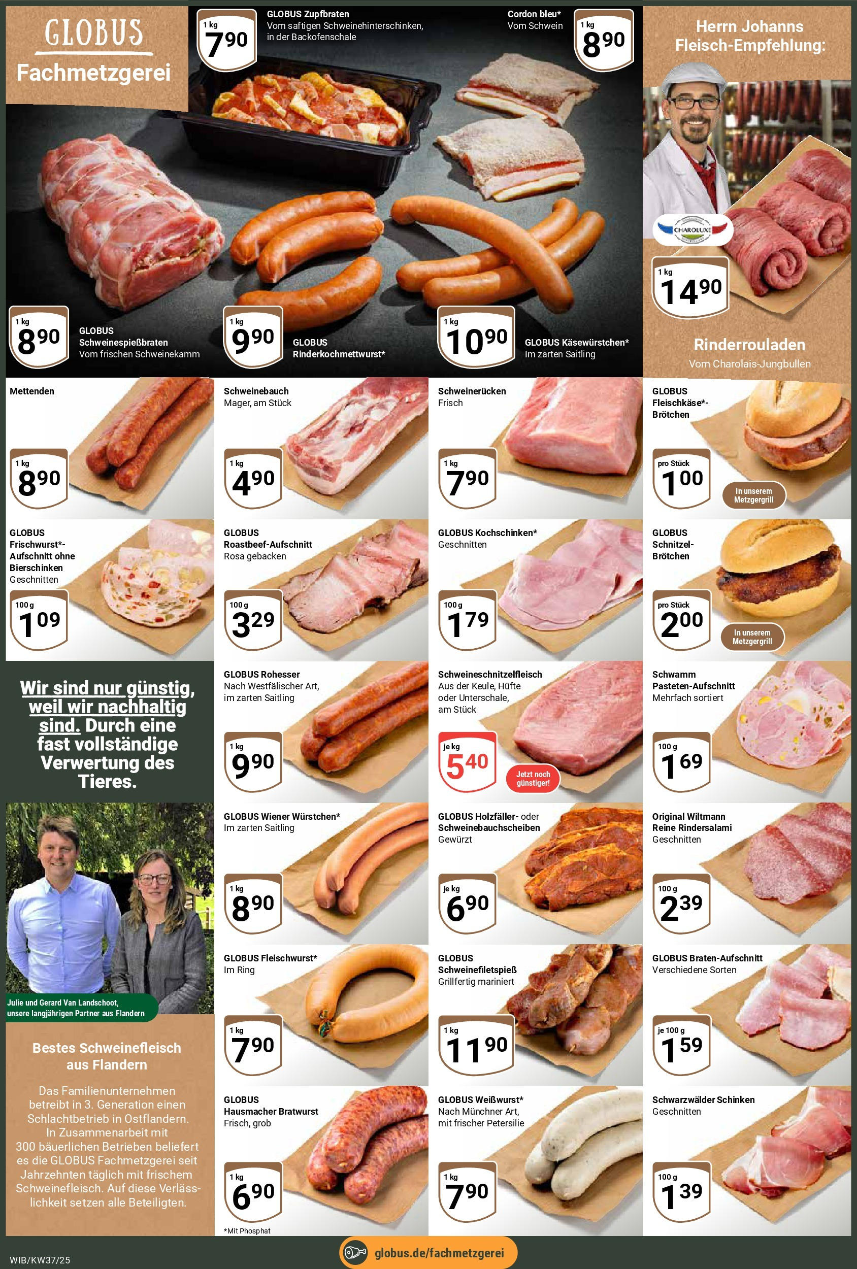 Globus prospekt Wiesbaden-Nordenstadt (ab 07.09.2025) » Angebote ab Montag | Seite: 2 | Produkte: Rinderrouladen, Bratwurst, Petersilie, Schweinefleisch Globus prospekt Wiesbaden-Nordenstadt (ab 07.09.2025) » Angebote online | Seite: 2 | Produkte: Rinderrouladen, Bratwurst, Petersilie, Schweinefleisch
