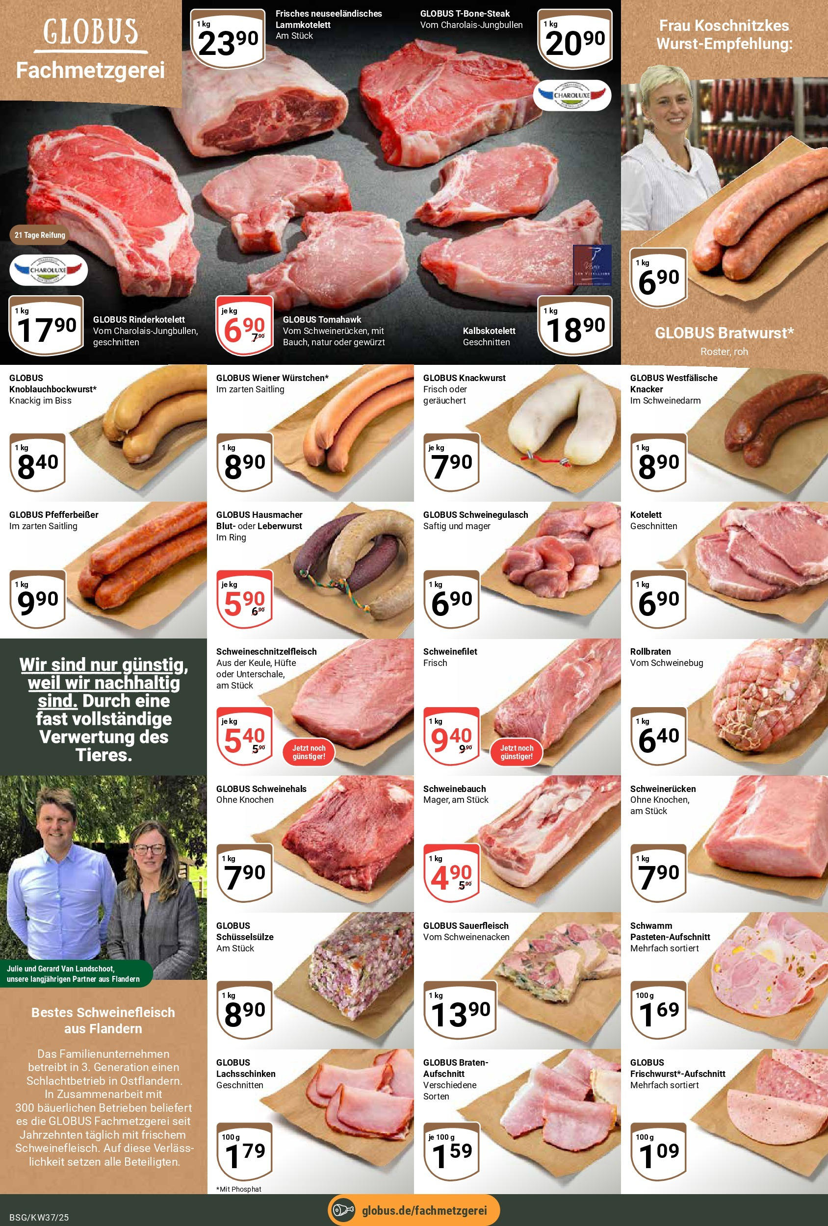 Globus prospekt Braunschweig	 (ab 07.09.2025) » Angebote online | Seite: 8 | Produkte: Schweinebauch, Schweinerucken, Schinken, Schweinefleisch