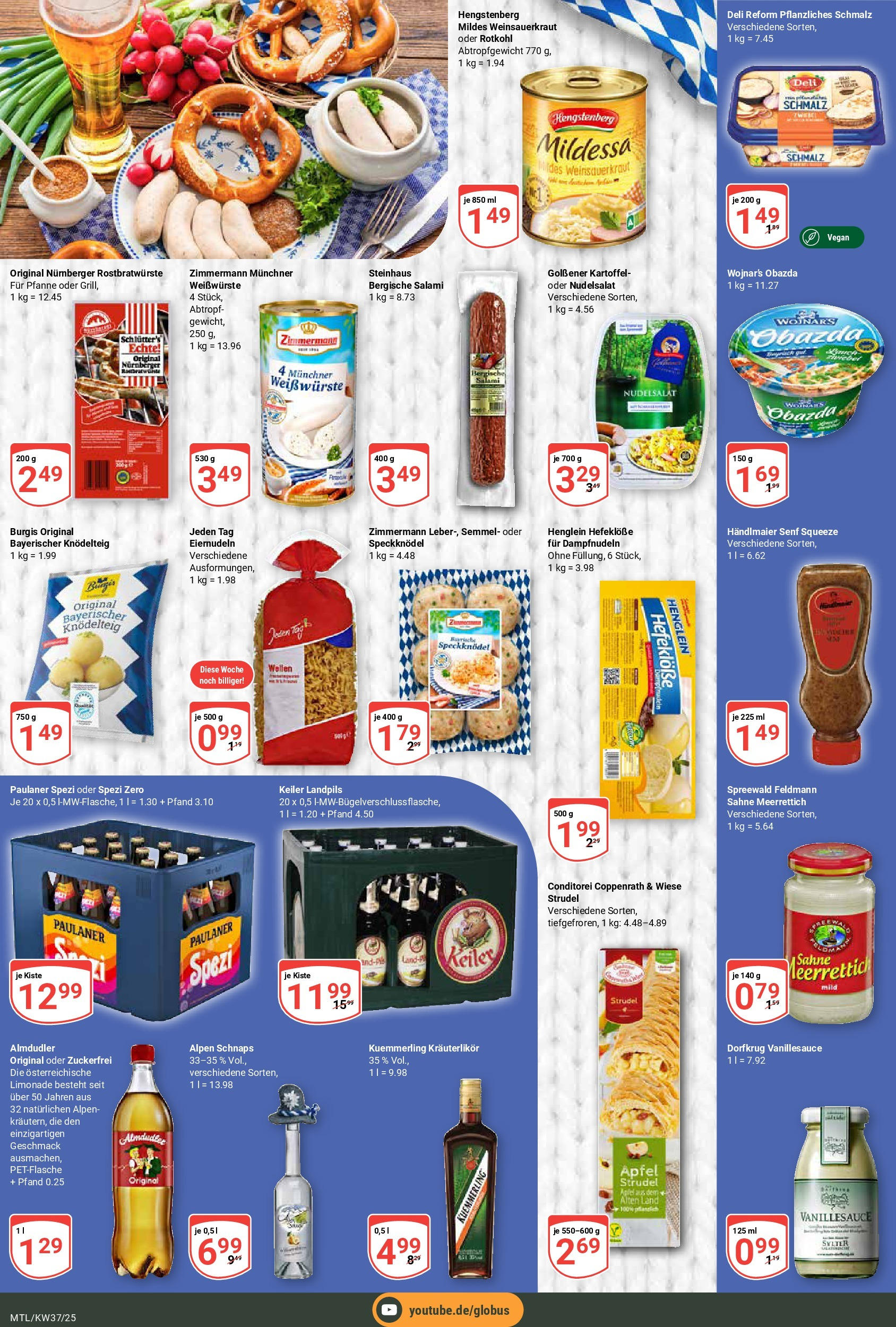 Globus prospekt Maintal-Dörnigheim (ab 07.09.2025) » Angebote ab Montag | Seite: 20 | Produkte: Schnaps, Äpfel, Deli reform, Paulaner Globus prospekt Maintal-Dörnigheim (ab 07.09.2025) » Angebote online | Seite: 20 | Produkte: Schnaps, Äpfel, Deli reform, Paulaner