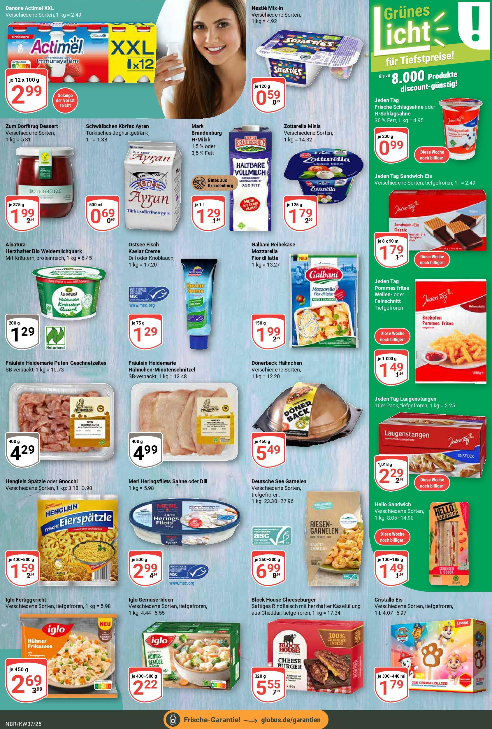Globus prospekt Neubrandenburg (ab 07.09.2025) » Angebote ab Montag | Seite: 12 | Produkte: Pommes, Burger, Reibekase, Eis Globus prospekt Neubrandenburg (ab 07.09.2025) » Angebote online | Seite: 12 | Produkte: Pommes, Burger, Reibekase, Eis