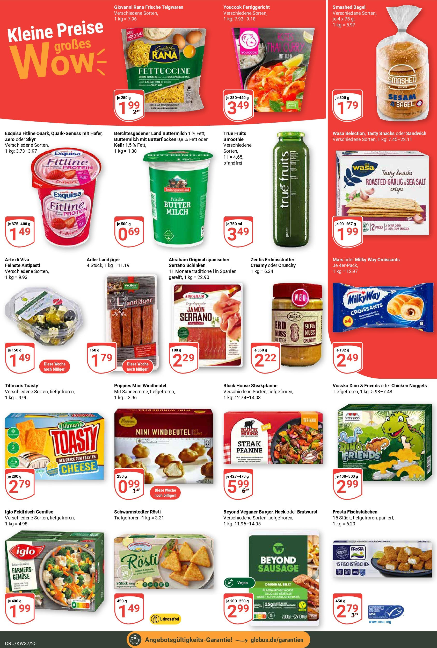 Globus prospekt Grünstadt (ab 07.09.2025) » Angebote ab Montag | Seite: 2 | Produkte: Kefir, Buttermilch, Mars, Exquisa Globus prospekt Grünstadt (ab 07.09.2025) » Angebote online | Seite: 2 | Produkte: Kefir, Buttermilch, Mars, Exquisa