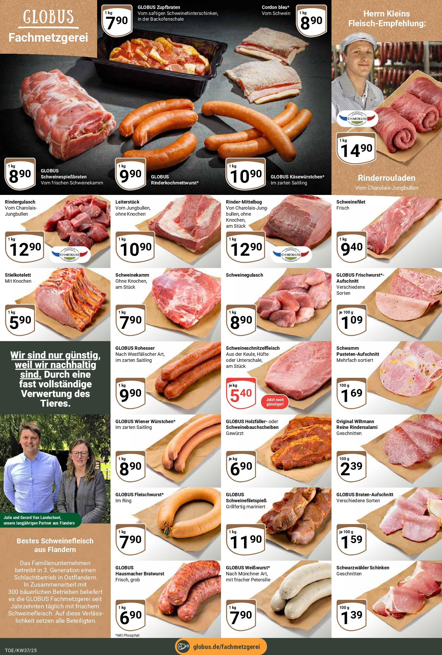 Globus prospekt Tönisvorst	 (ab 07.09.2025) » Angebote online | Seite: 8 | Produkte: Bratwurst, Schweinefilet, Petersilie, Schweinefleisch