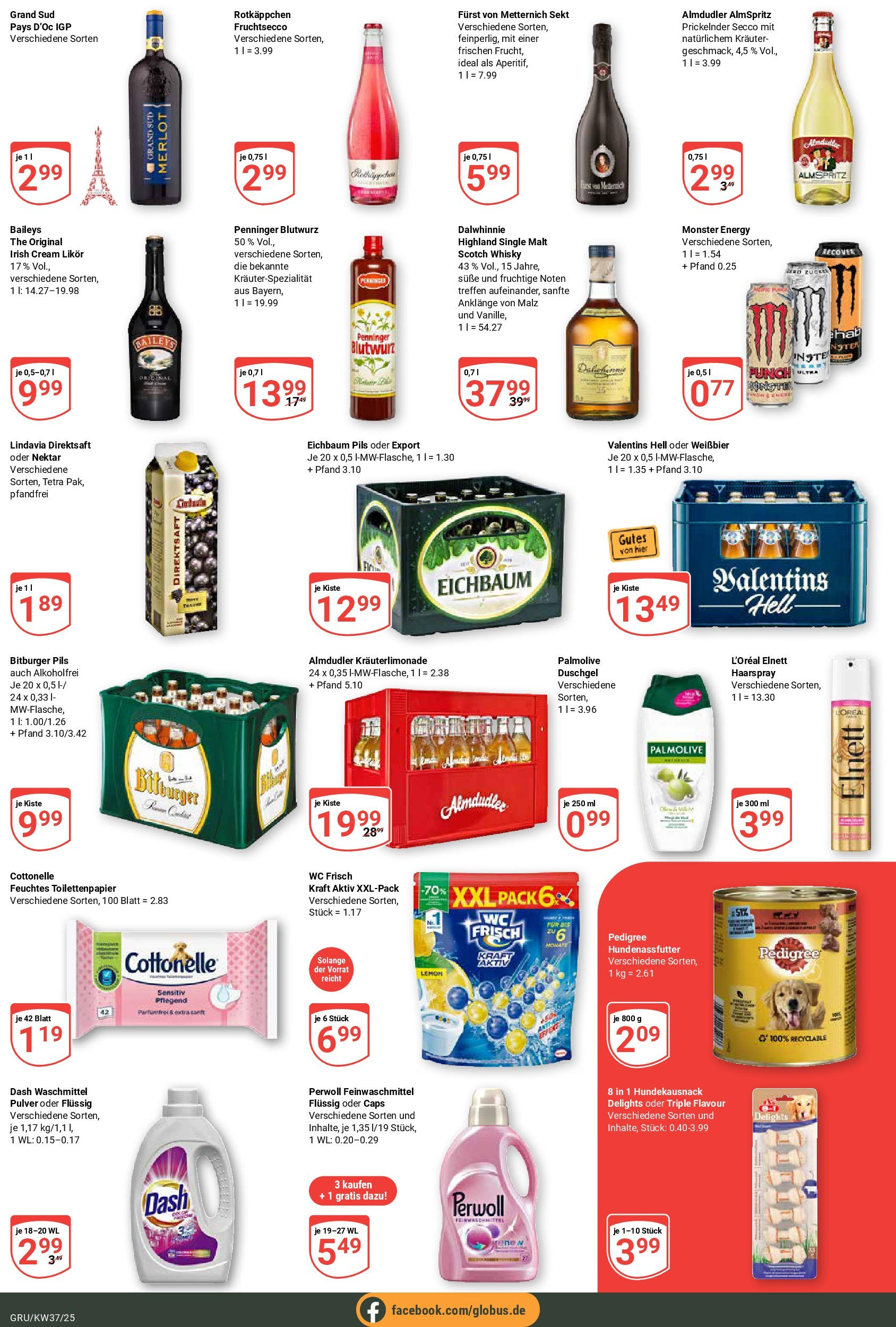 Globus prospekt Grünstadt (ab 07.09.2025) » Angebote ab Montag | Seite: 5 | Produkte: Furst von metternich, Merlot, Haarspray, Duschgel Globus prospekt Grünstadt (ab 07.09.2025) » Angebote online | Seite: 5 | Produkte: Furst von metternich, Merlot, Haarspray, Duschgel