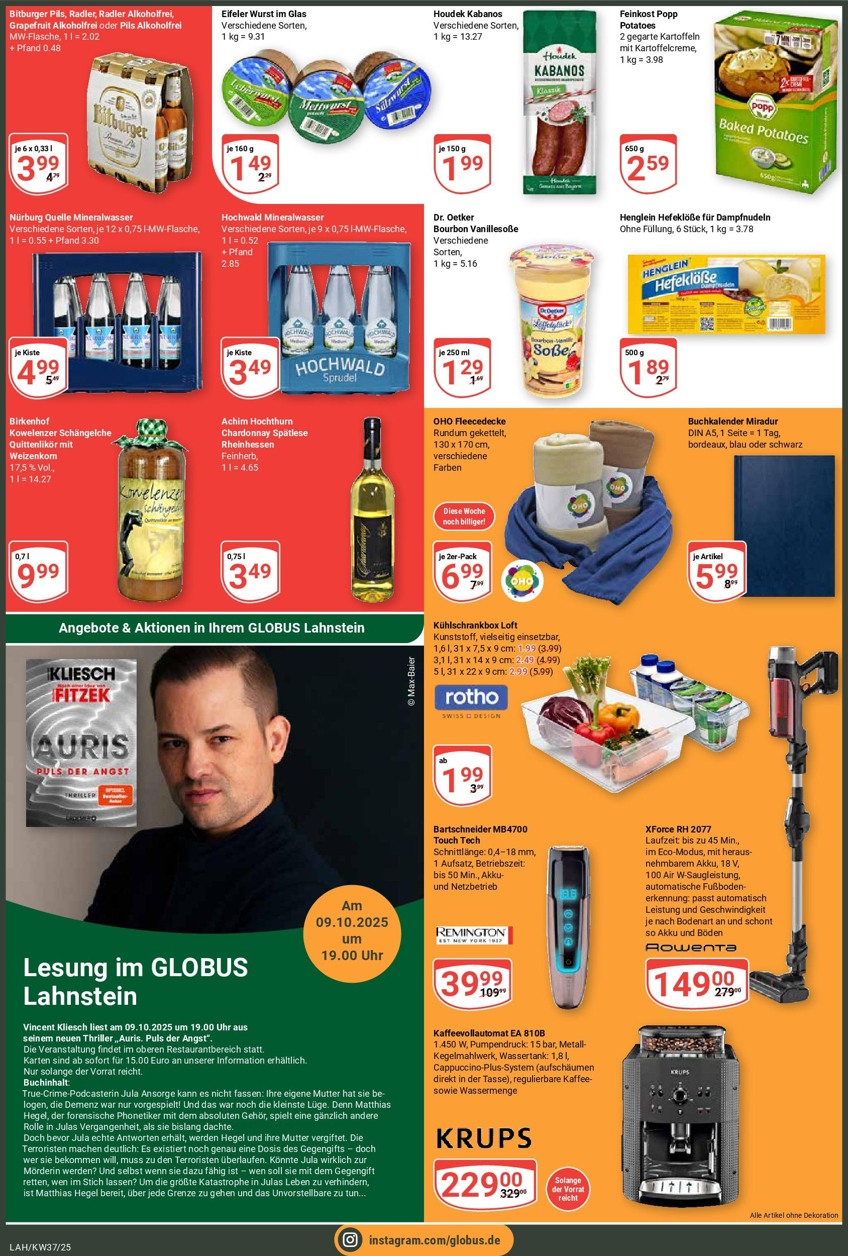 Globus prospekt Lahnstein (ab 07.09.2025) » Angebote ab Montag | Seite: 2 | Produkte: Kaffee, Mineralwasser, Soße, Bourbon Globus prospekt Lahnstein (ab 07.09.2025) » Angebote online | Seite: 2 | Produkte: Kaffee, Mineralwasser, Soße, Bourbon