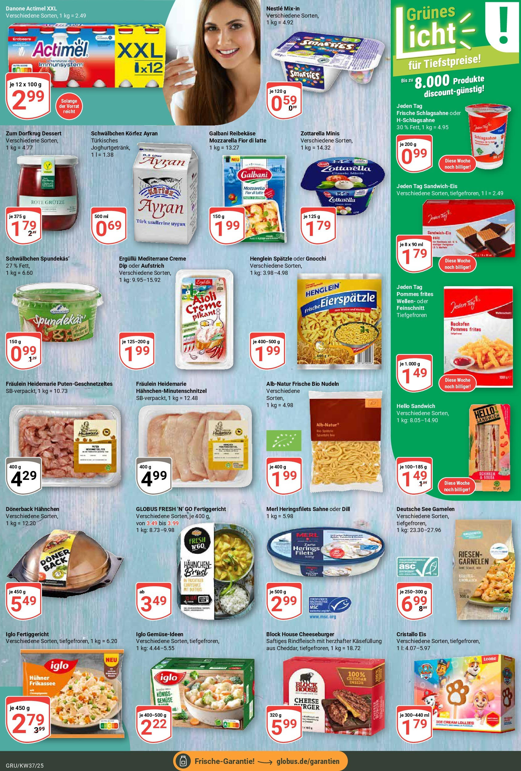 Globus prospekt Grünstadt (ab 07.09.2025) » Angebote ab Montag | Seite: 10 | Produkte: Hahnchen, Iglo, Backofen, Sahne Globus prospekt Grünstadt (ab 07.09.2025) » Angebote online | Seite: 10 | Produkte: Hahnchen, Iglo, Backofen, Sahne
