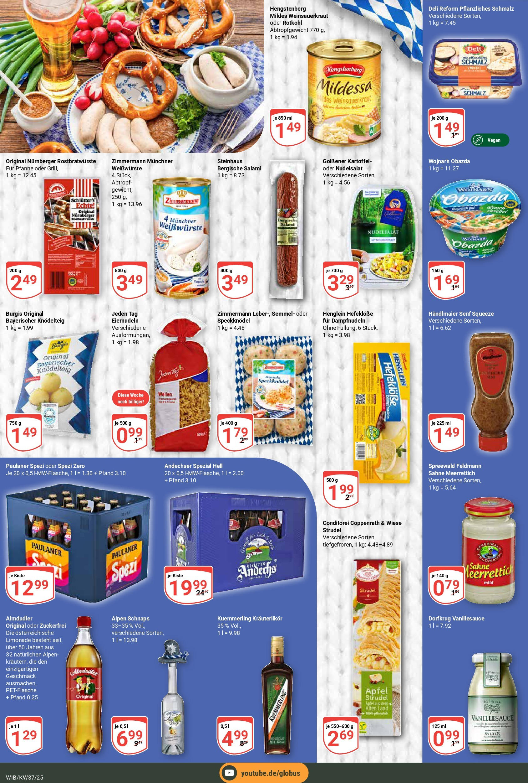 Globus prospekt Wiesbaden-Nordenstadt (ab 07.09.2025) » Angebote ab Montag | Seite: 20 | Produkte: Paulaner spezi, Äpfel, Limonade, Deli reform Globus prospekt Wiesbaden-Nordenstadt (ab 07.09.2025) » Angebote online | Seite: 20 | Produkte: Paulaner spezi, Äpfel, Limonade, Deli reform