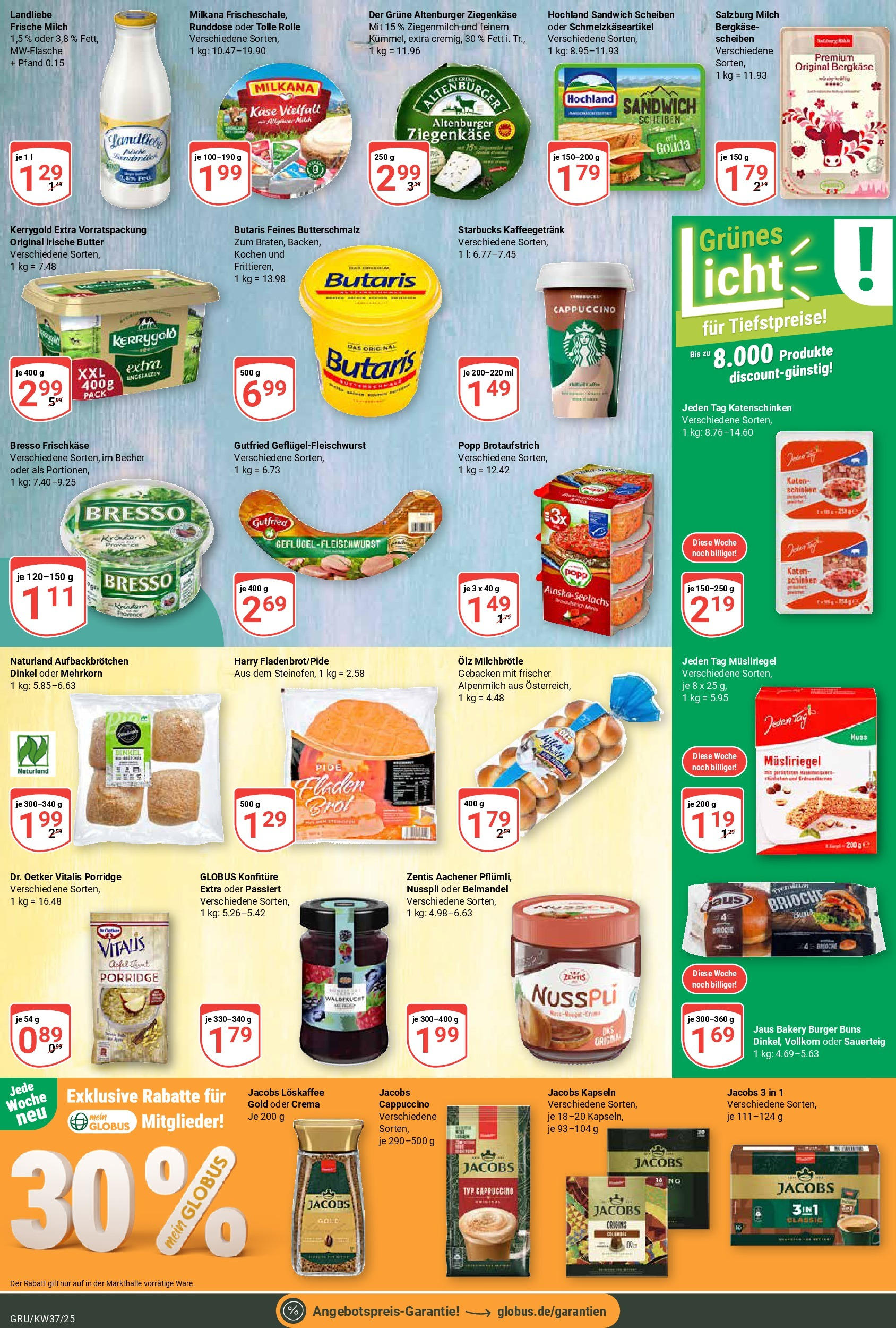 Globus prospekt Grünstadt (ab 07.09.2025) » Angebote ab Montag | Seite: 11 | Produkte: Käse, Ziegenkäse, Bresso, Frischkase Globus prospekt Grünstadt (ab 07.09.2025) » Angebote online | Seite: 11 | Produkte: Käse, Ziegenkäse, Bresso, Frischkase