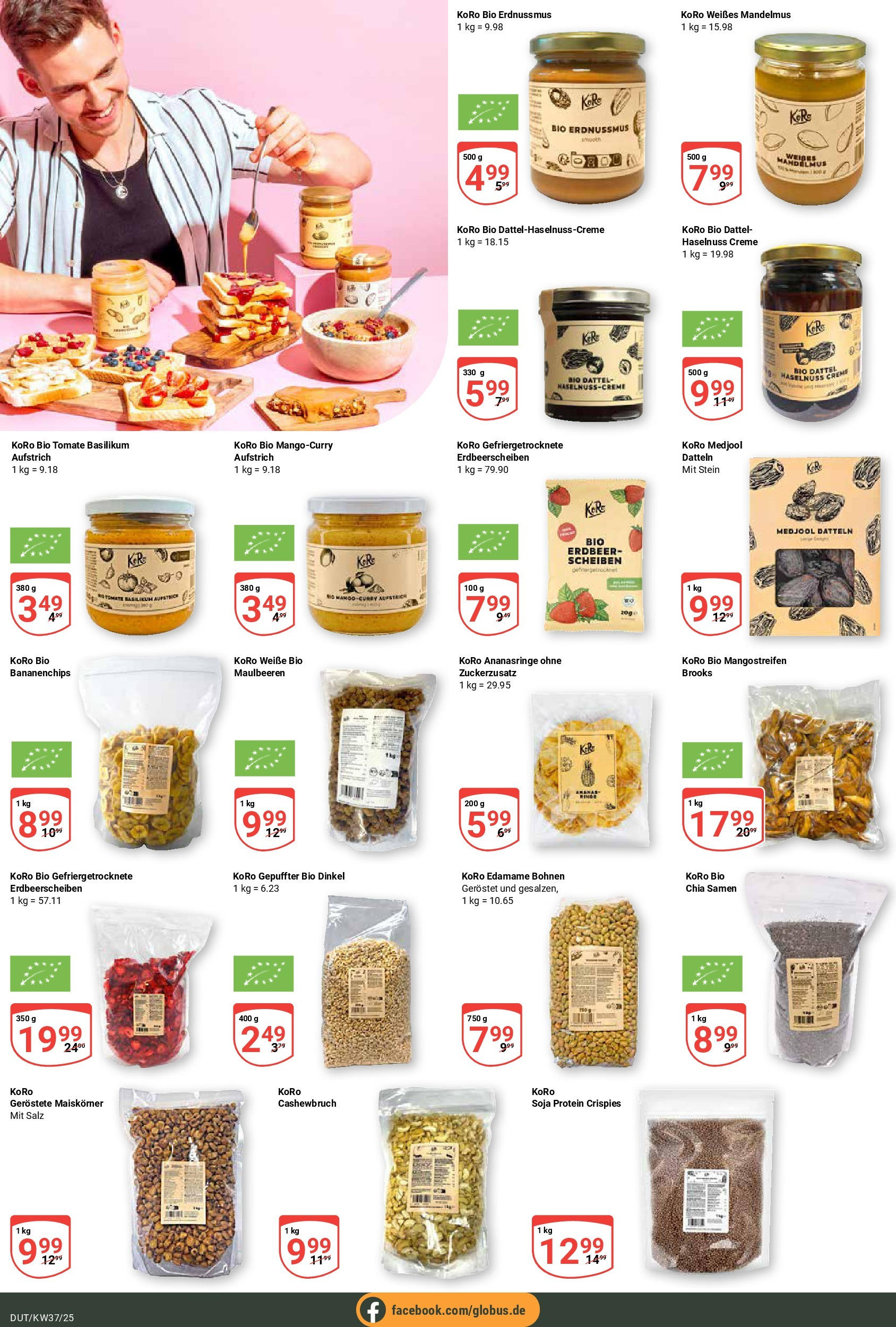 Globus prospekt Wetzlar-Dutenhofen	 (ab 07.09.2025) » Angebote online | Seite: 15 | Produkte: Creme, Salz, Dattel