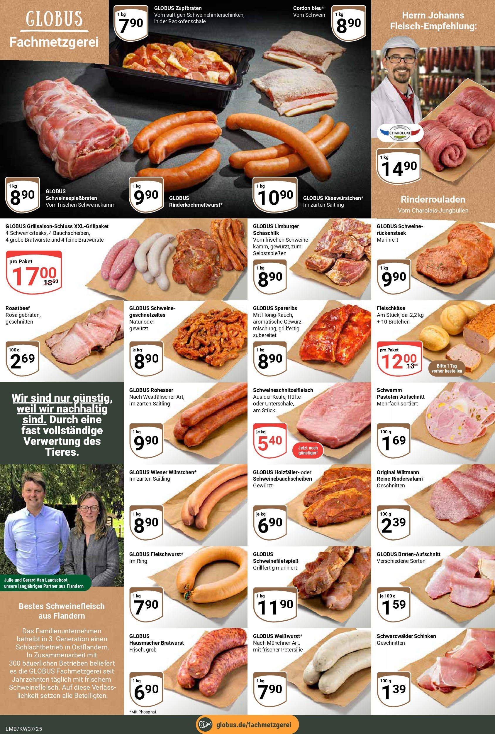Globus prospekt Limburg (ab 07.09.2025) » Angebote ab Montag | Seite: 8 | Produkte: Roastbeef, Petersilie, Schinken, Schweinefleisch Globus prospekt Limburg (ab 07.09.2025) » Angebote online | Seite: 8 | Produkte: Roastbeef, Petersilie, Schinken, Schweinefleisch