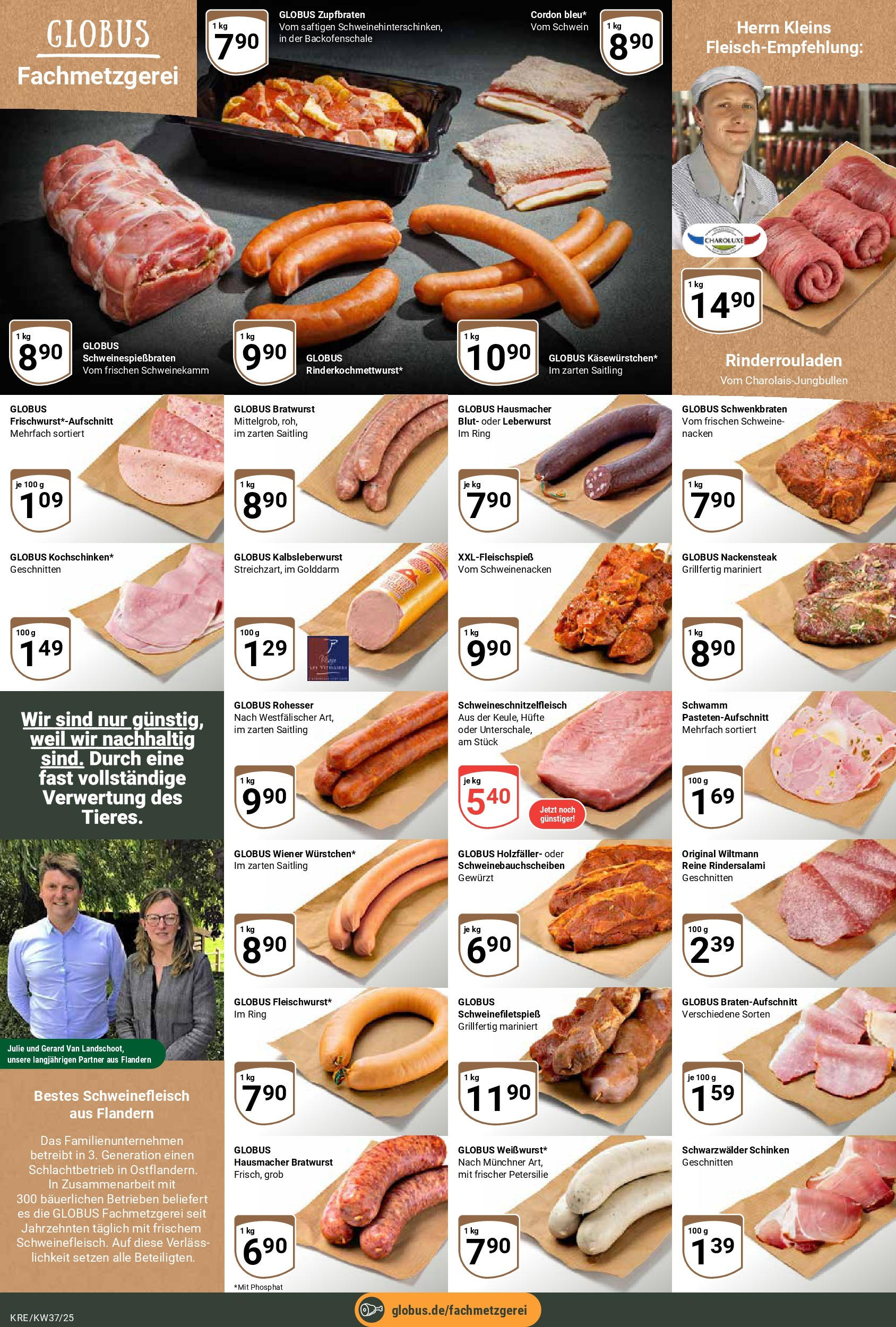 Globus prospekt Krefeld (ab 07.09.2025) » Angebote ab Montag | Seite: 7 | Produkte: Rinderrouladen, Bratwurst, Petersilie, Schweinefleisch Globus prospekt Krefeld (ab 07.09.2025) » Angebote online | Seite: 7 | Produkte: Rinderrouladen, Bratwurst, Petersilie, Schweinefleisch