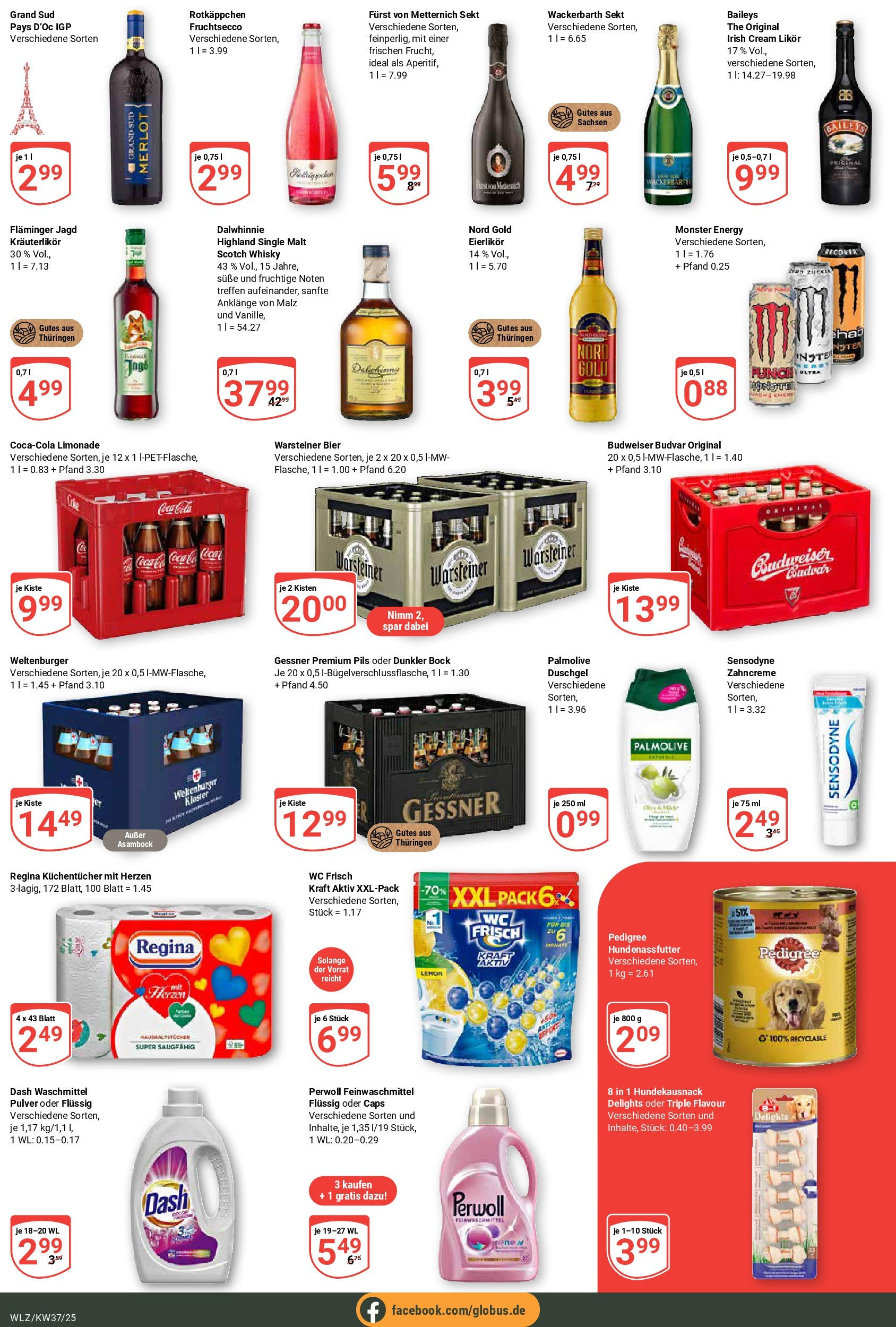 Globus prospekt Weischlitz (ab 07.09.2025) » Angebote ab Montag | Seite: 4 | Produkte: Fruchtsecco, Duschgel, Grand sud, Pedigree Globus prospekt Weischlitz (ab 07.09.2025) » Angebote online | Seite: 4 | Produkte: Fruchtsecco, Duschgel, Grand sud, Pedigree